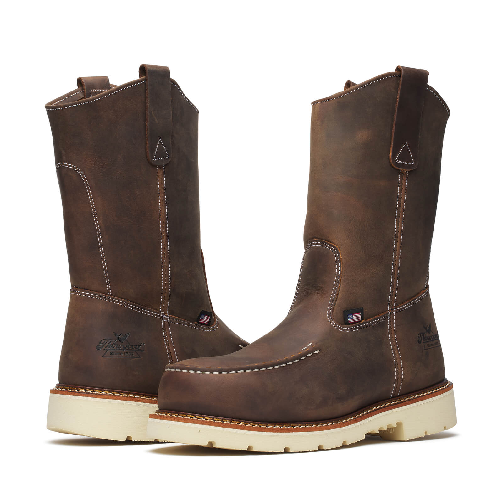 804-3311 | American Heritage Trail Crazy Horse Steel Toe Work Boots