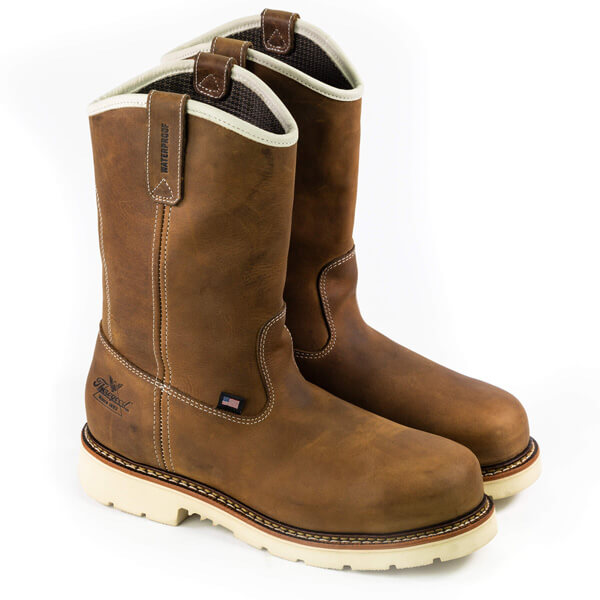 804-3320 | American Heritage Waterproof Crazy Horse Steel Toe Work Boots