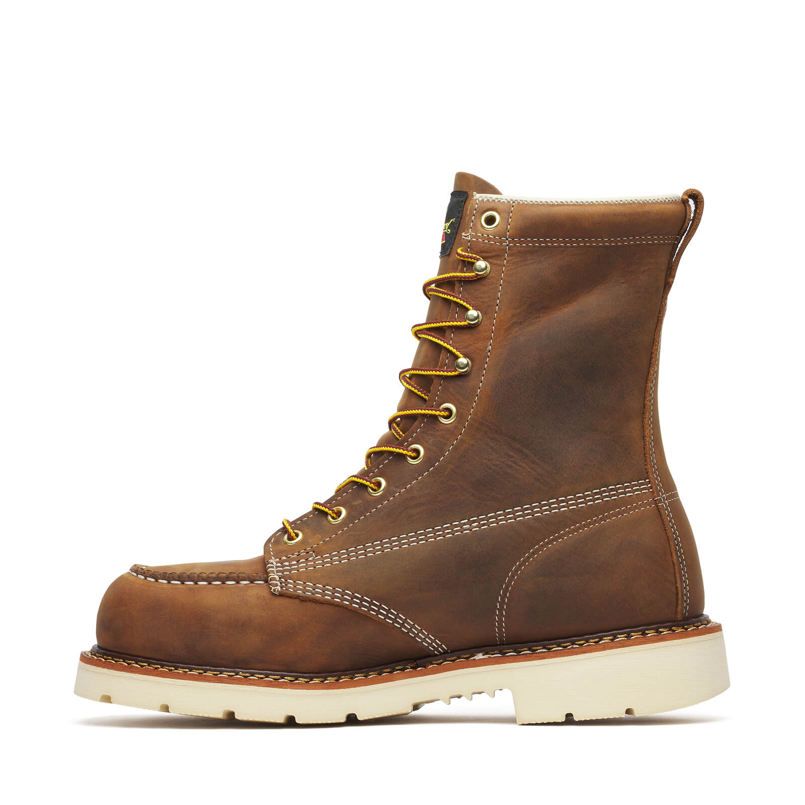 804-4378 | American Heritage 8″ Trail Crazy Horse Steel Toe Work Boots