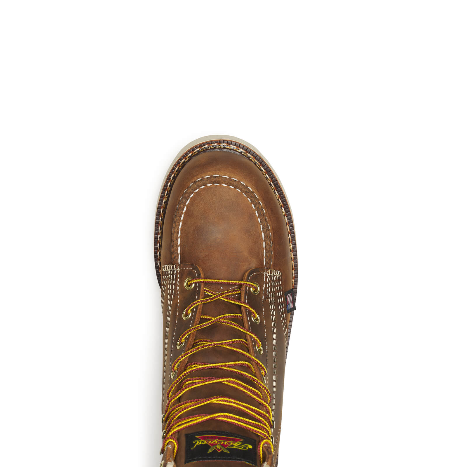 804-4378 | American Heritage 8″ Trail Crazy Horse Steel Toe Work Boots