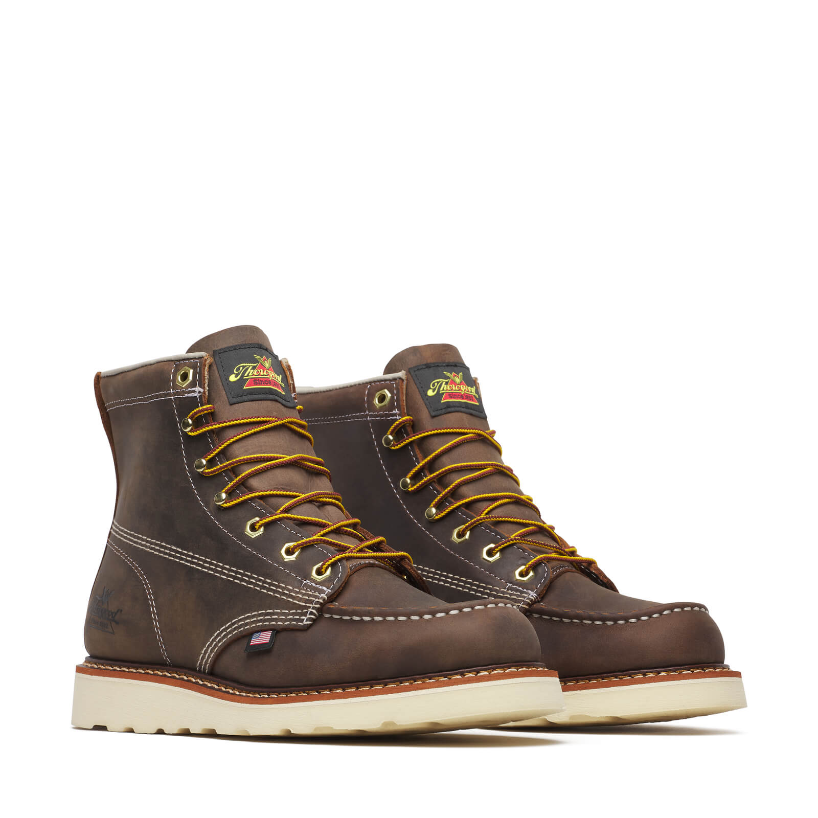 814-4203 | American Heritage 6″ Trail Crazy Horse Wedge Work Boots