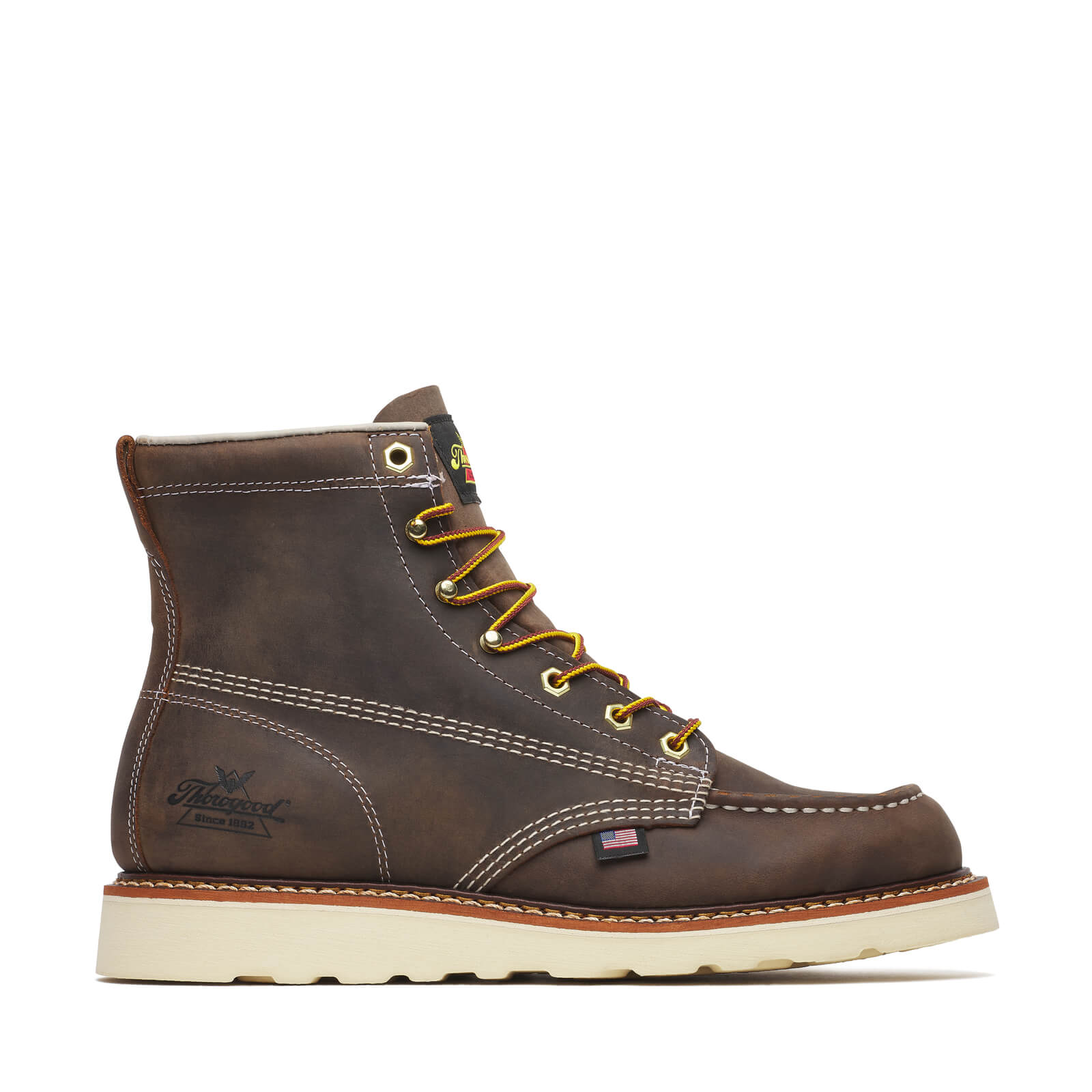 814-4203 | American Heritage 6″ Trail Crazy Horse Wedge Work Boots