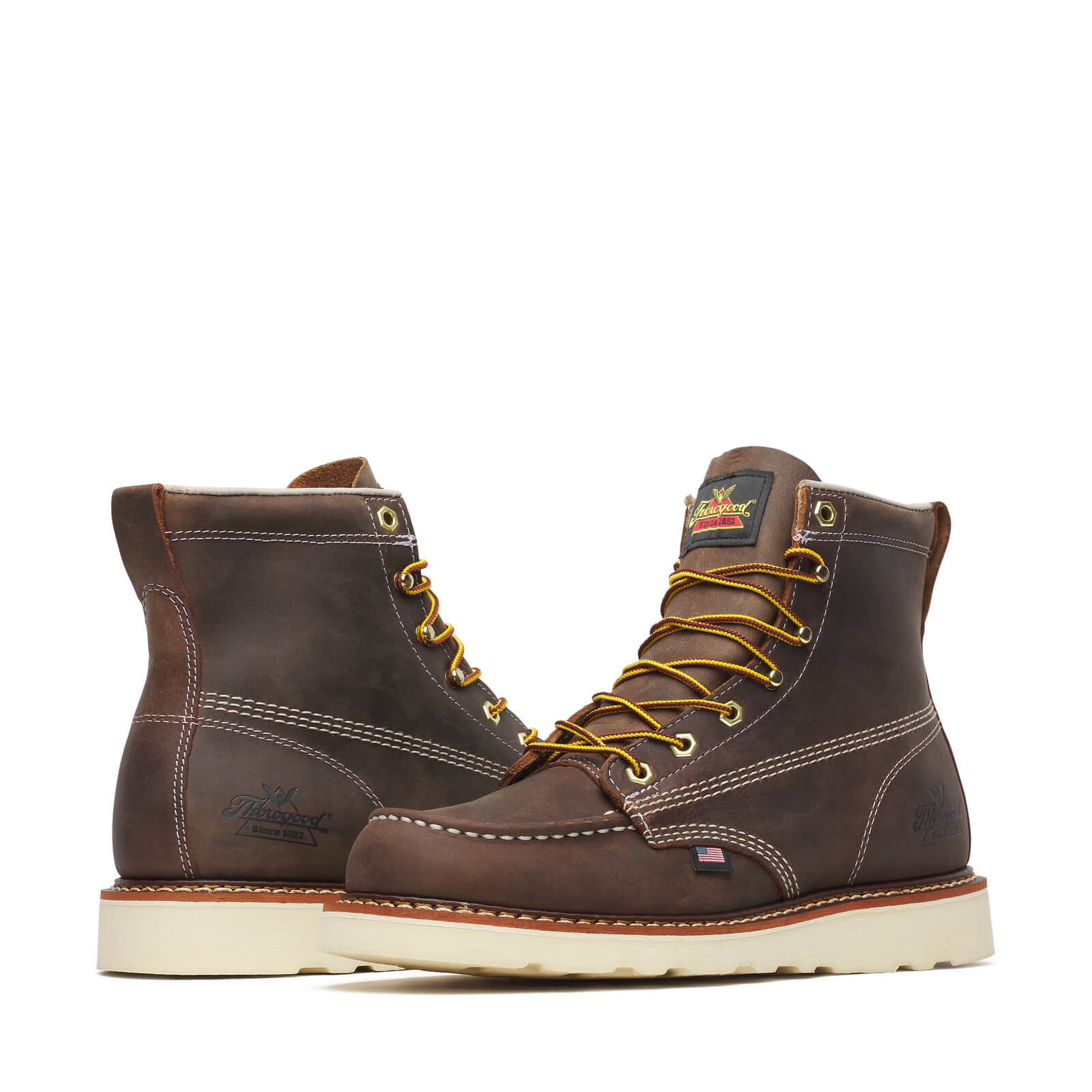 814-4203 | American Heritage 6″ Trail Crazy Horse Wedge Work Boots