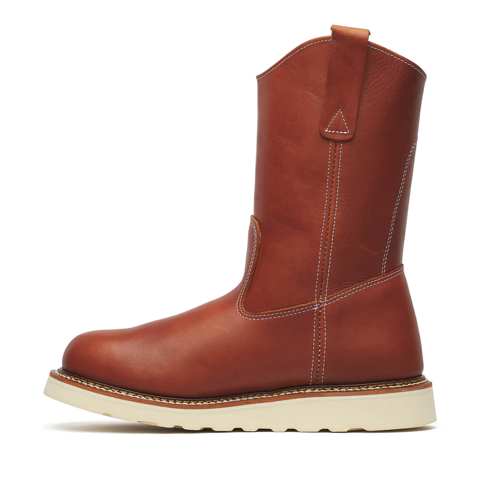814-4208 | American Heritage Tobacco Wellington MAXWear Wedge Work Boots