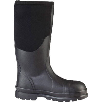 CHS000A | Black Chore Hi-Safety Steel Toe Water Boots