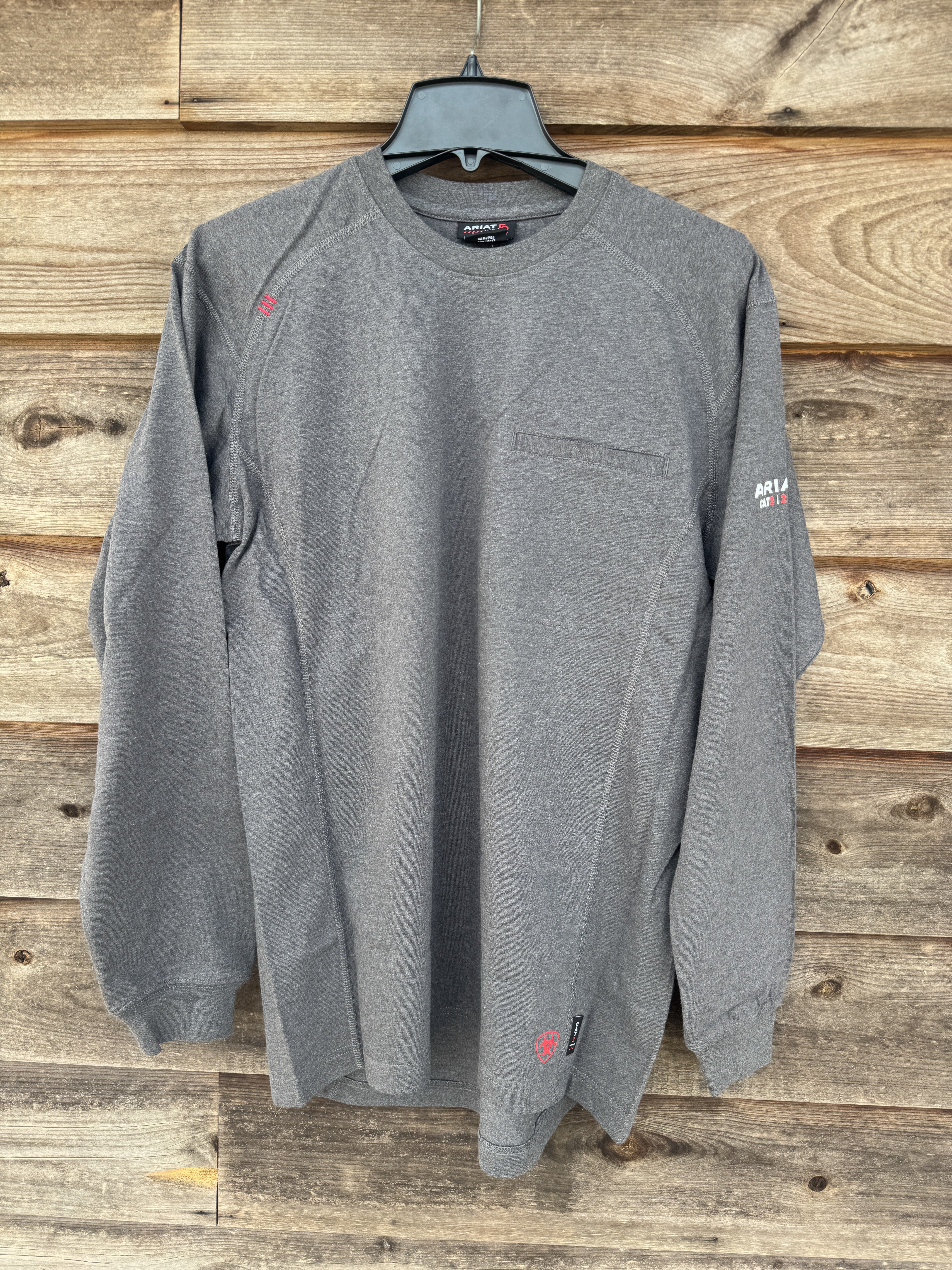 10062314 | FR Air Lineman T-Shirt in Charcoal
