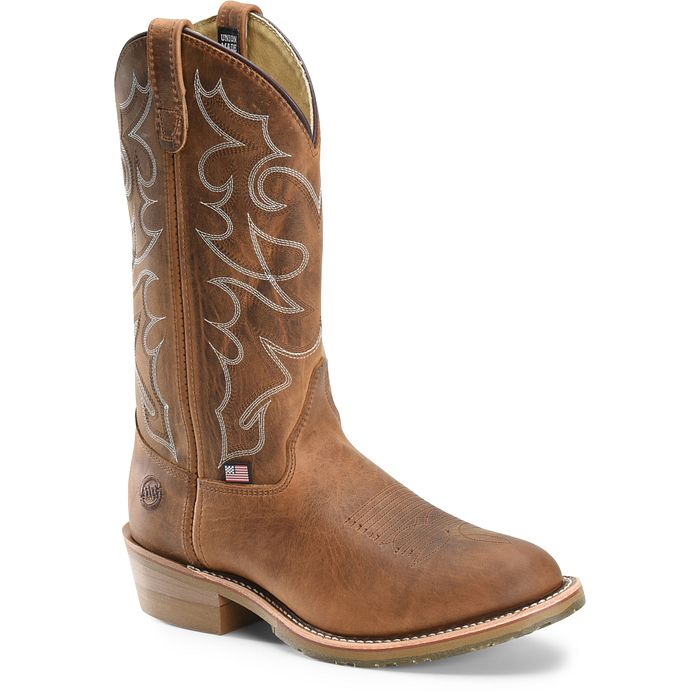 DH1592 | Dylan Round Steel Toe Cowboy Work Boot