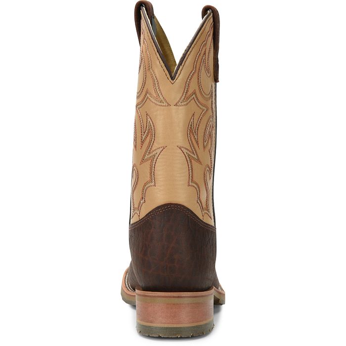 DH5305 | Graham Bison Leather Square Steel Toe Work Boots