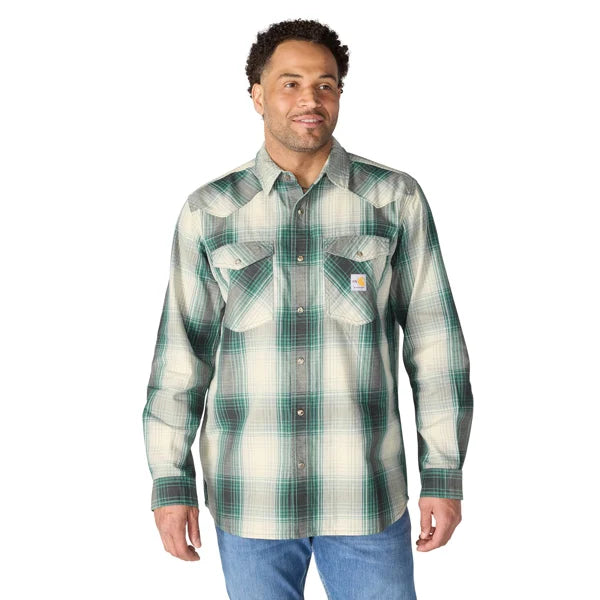 107070-BF6 | FR Montana Relaxed Fit Midweight Twill Snap Front Shirt