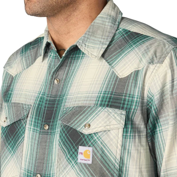 107070-BF6 | FR Montana Relaxed Fit Midweight Twill Snap Front Shirt