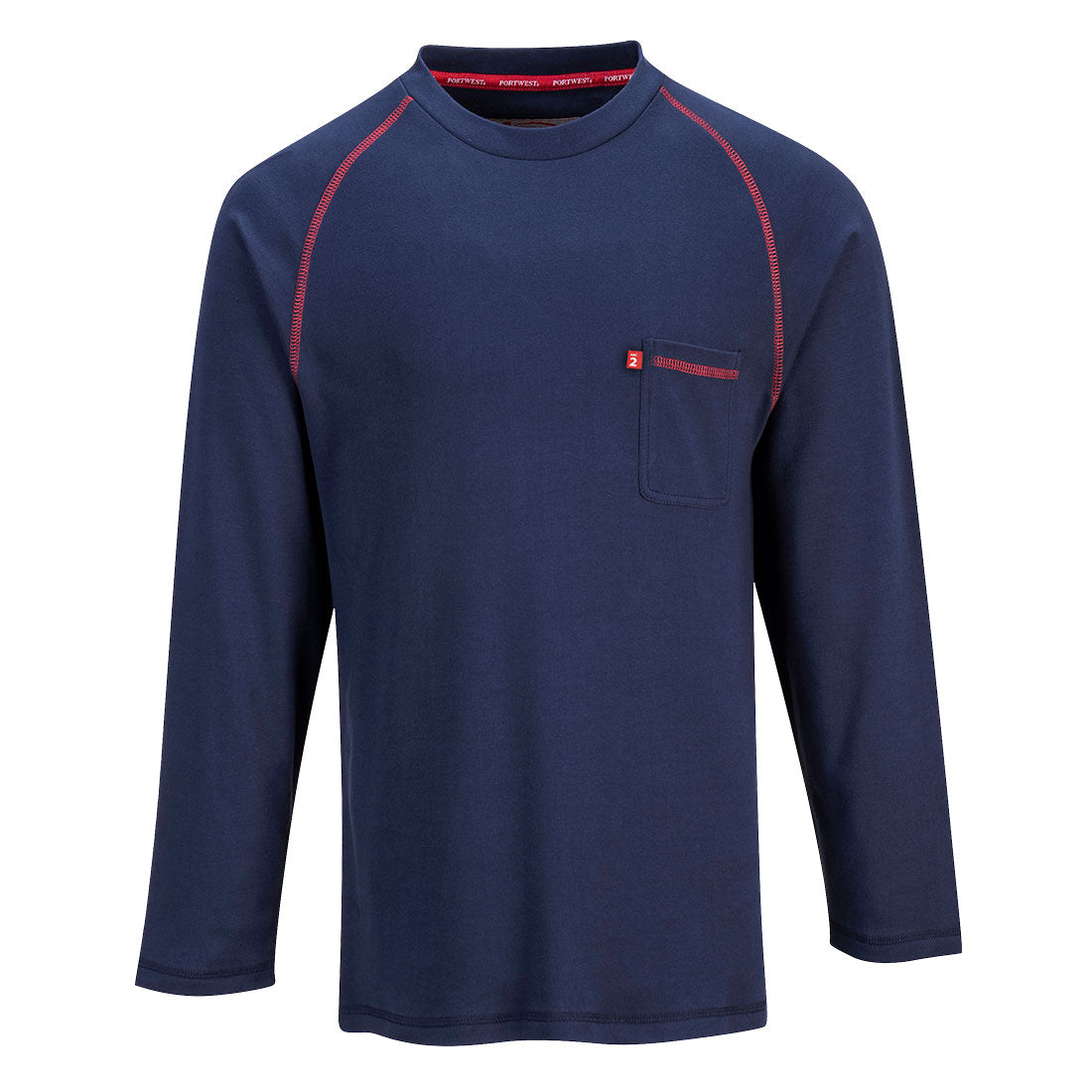 FR01NAR | FR Bizflame Knit T-Shirt in Navy