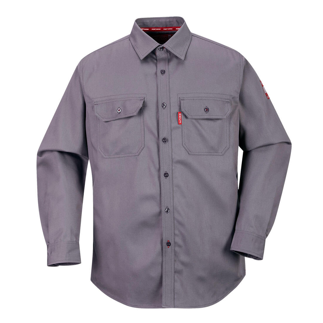FR89GRR | Bizflame Work Shirt in Gray
