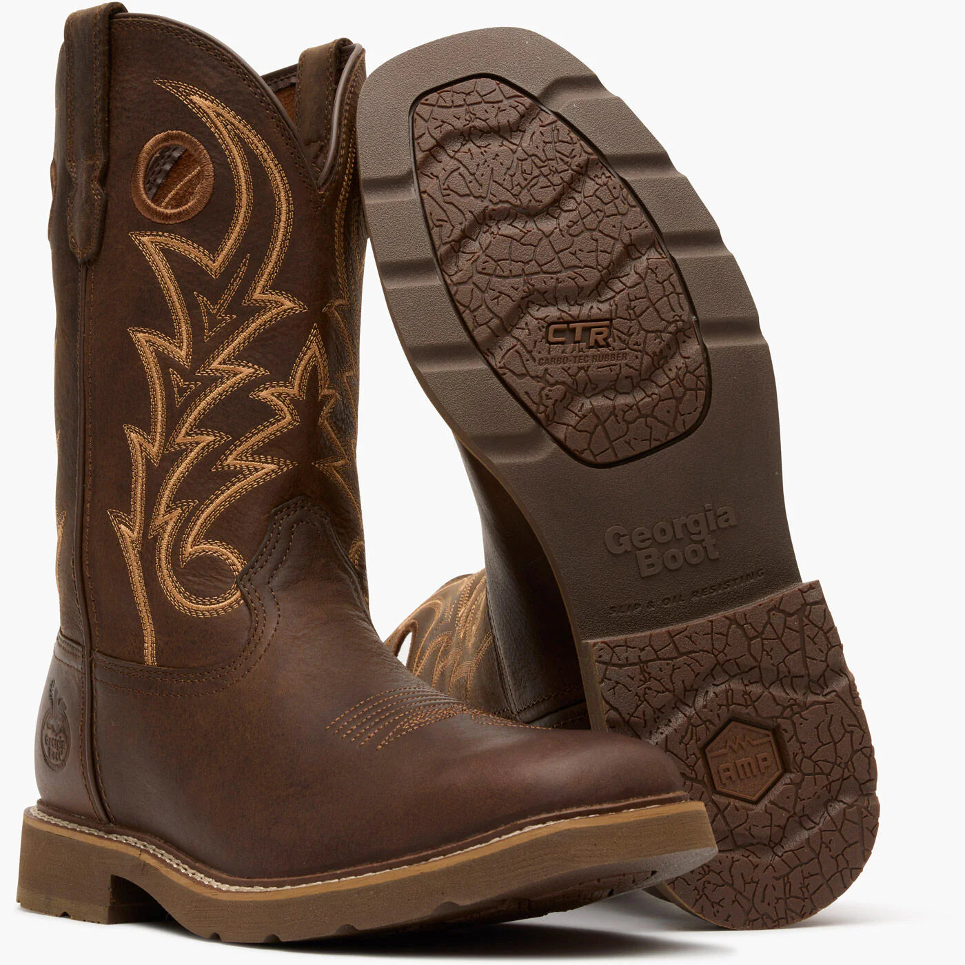 GB00727 | Core 37 11" Steel Toe Western Work Boots
