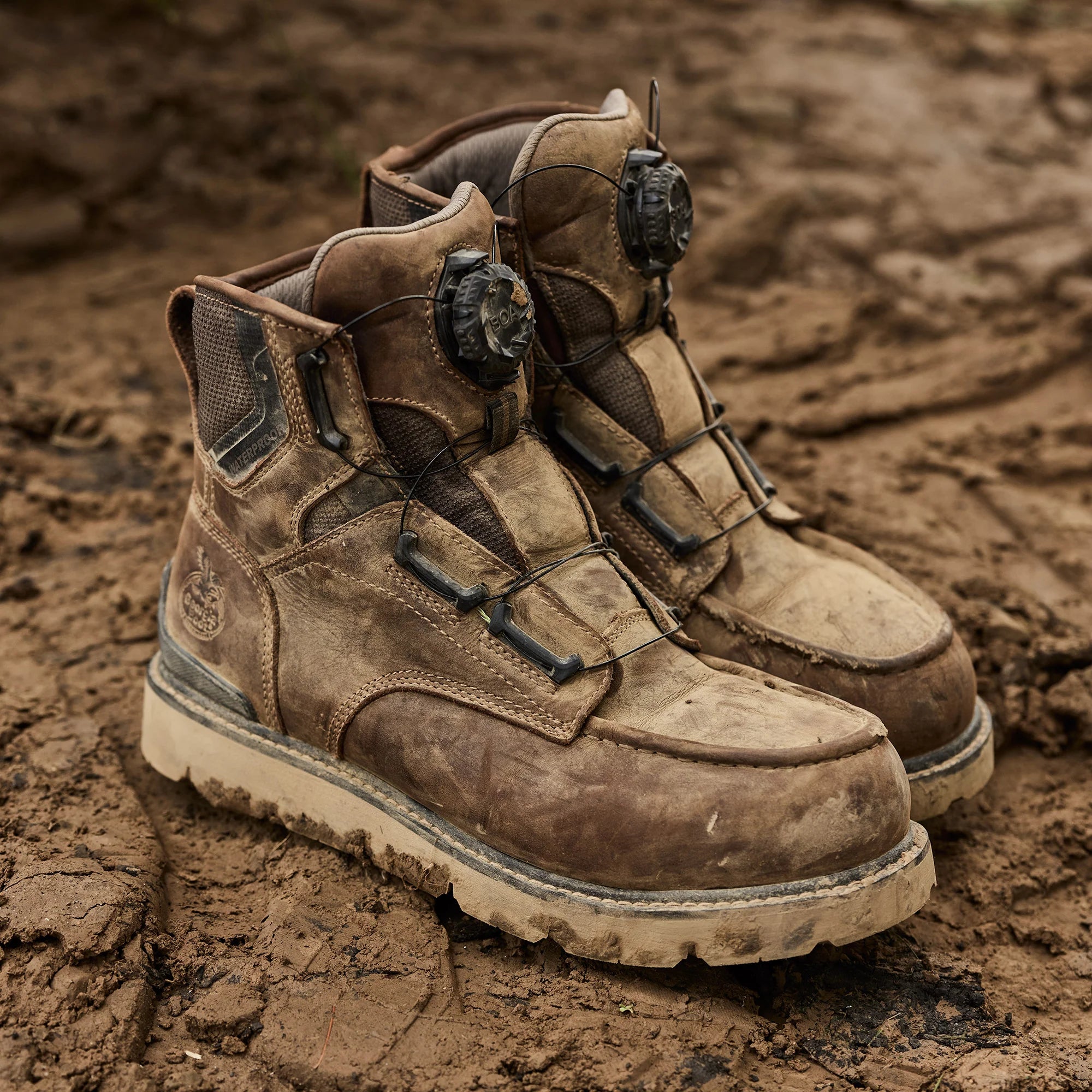 GB00729 | 6" Carbon Flex BOA® Waterproof Carbon Moc Toe Work Boot