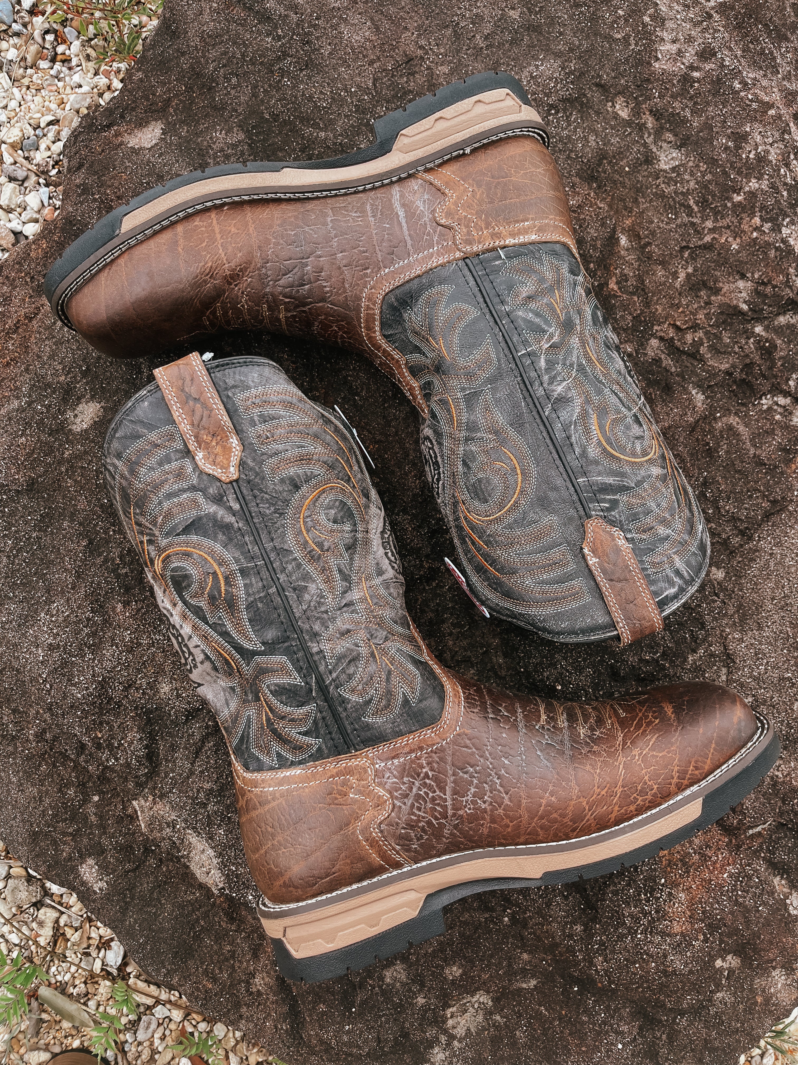 6920 | Laredo Hawke Square Steel Toe Work Boots