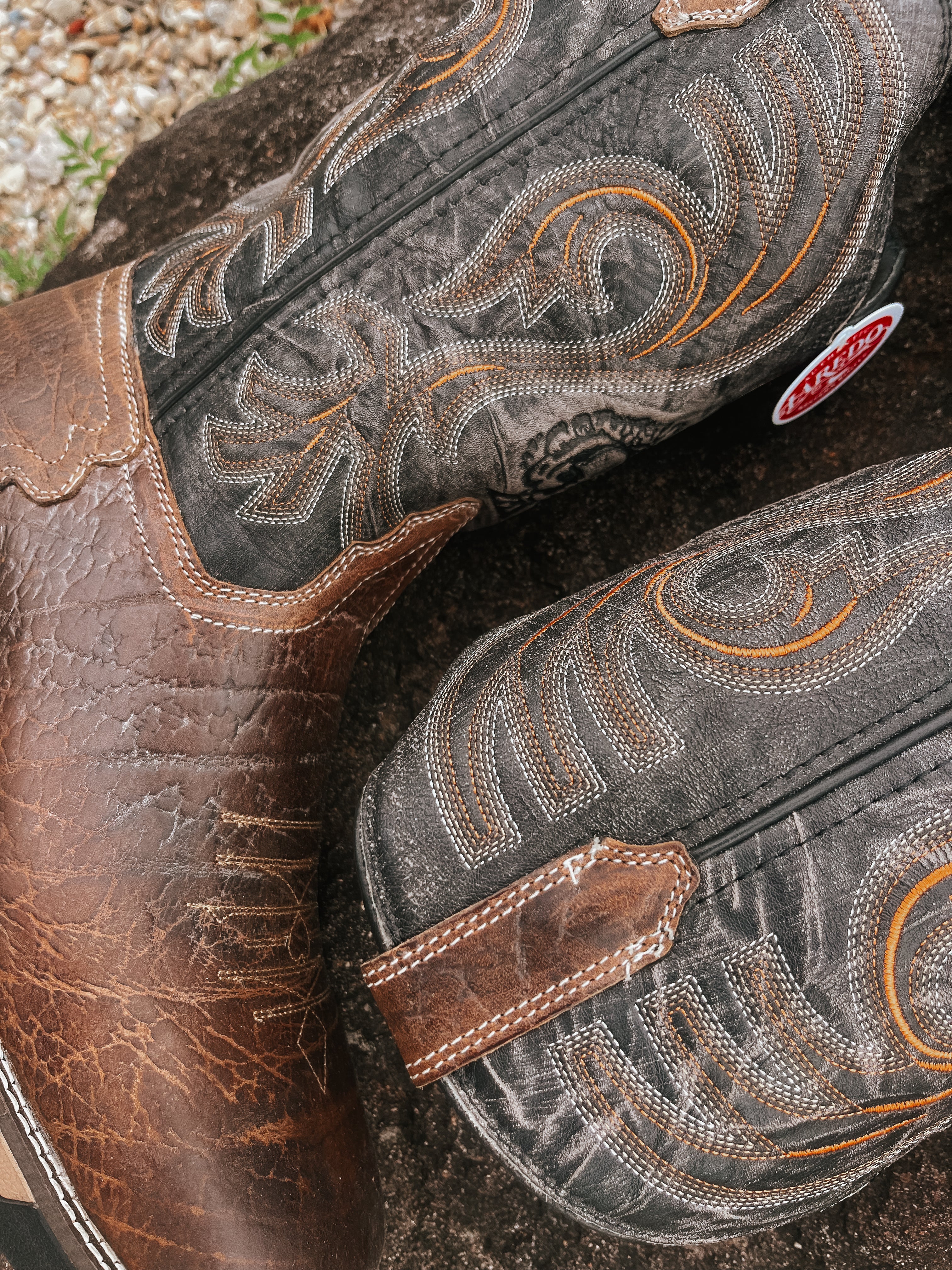 6920 | Laredo Hawke Square Steel Toe Work Boots