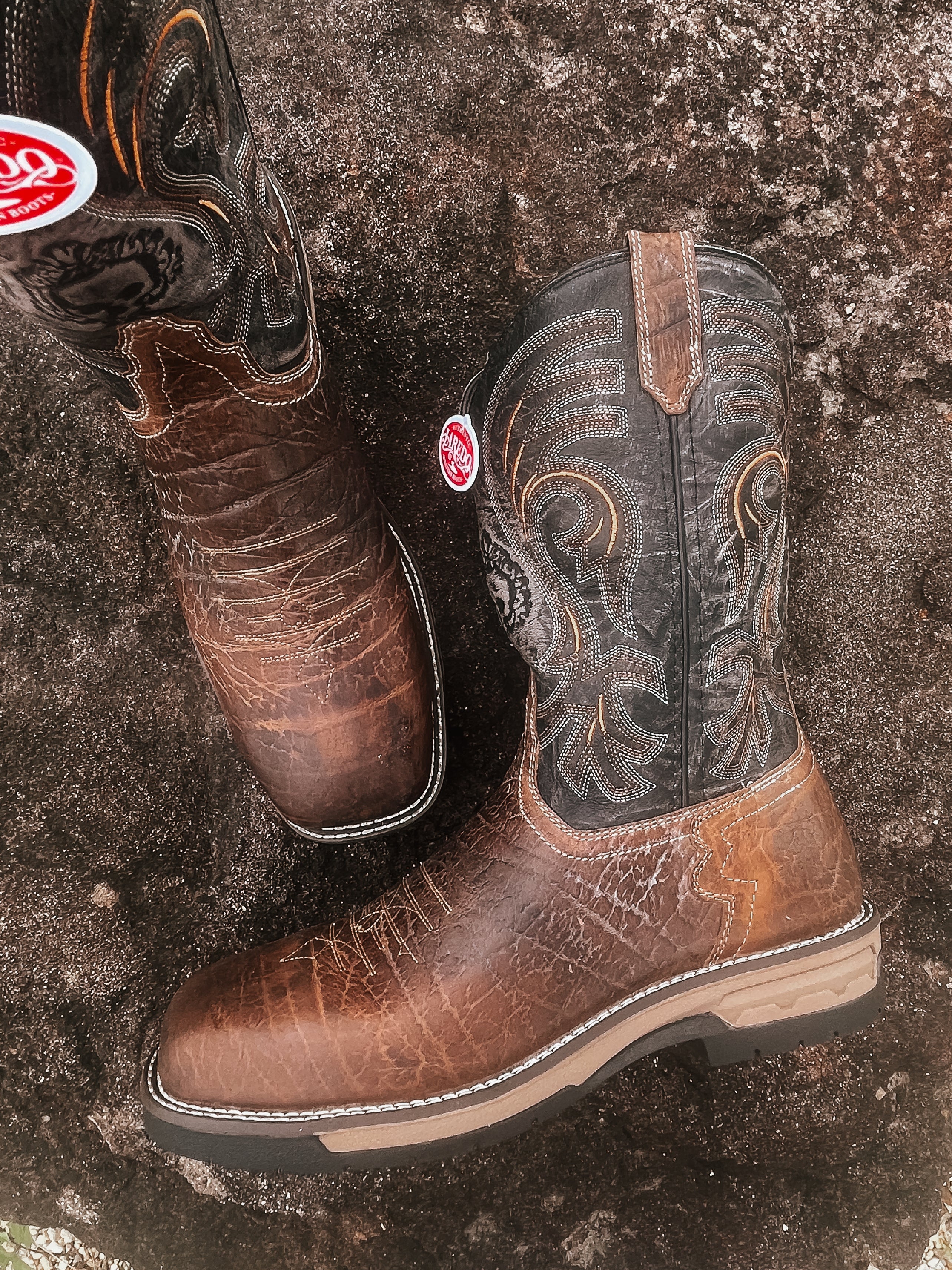 6920 | Laredo Hawke Square Steel Toe Work Boots