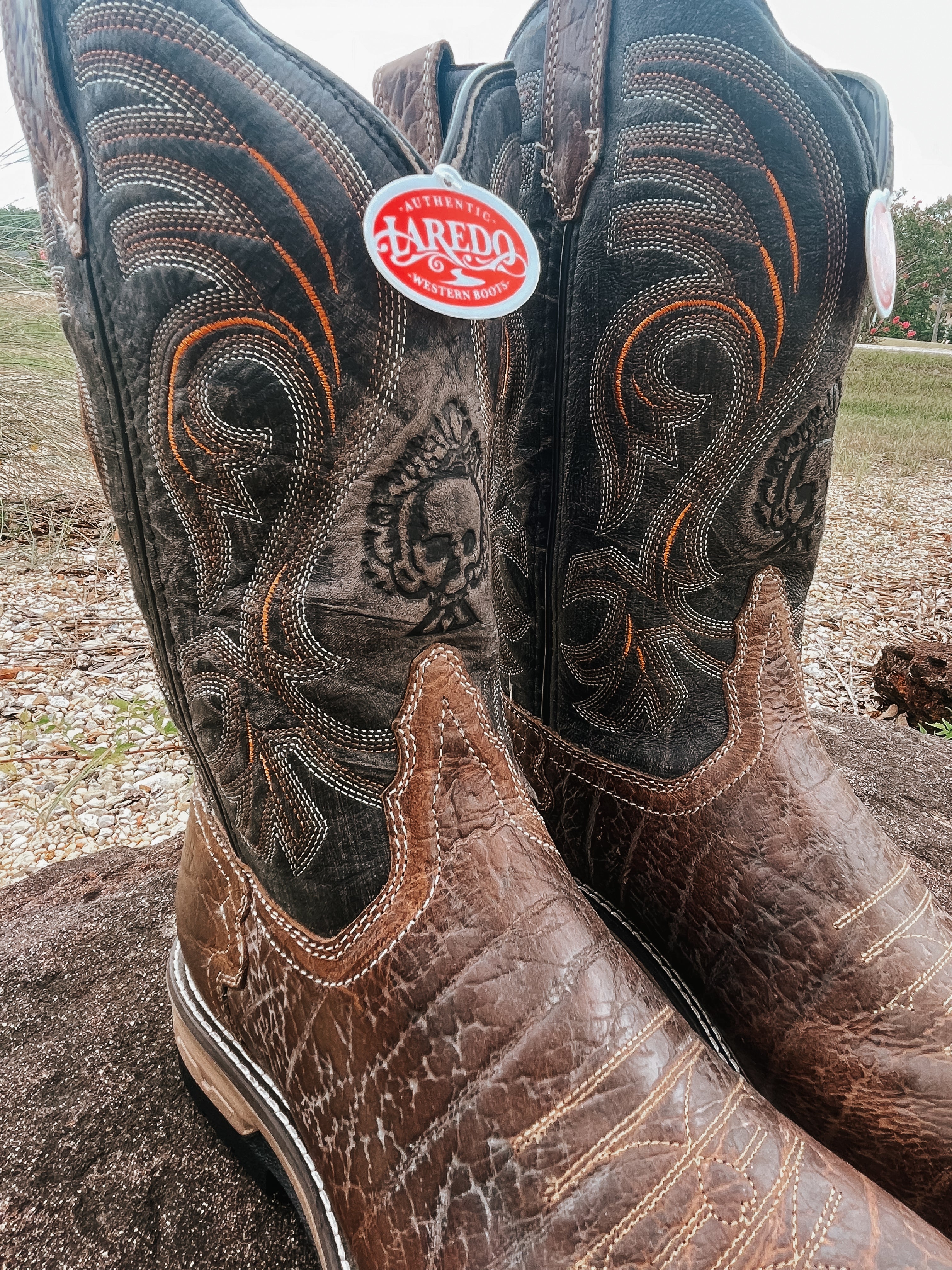 6920 | Laredo Hawke Square Steel Toe Work Boots