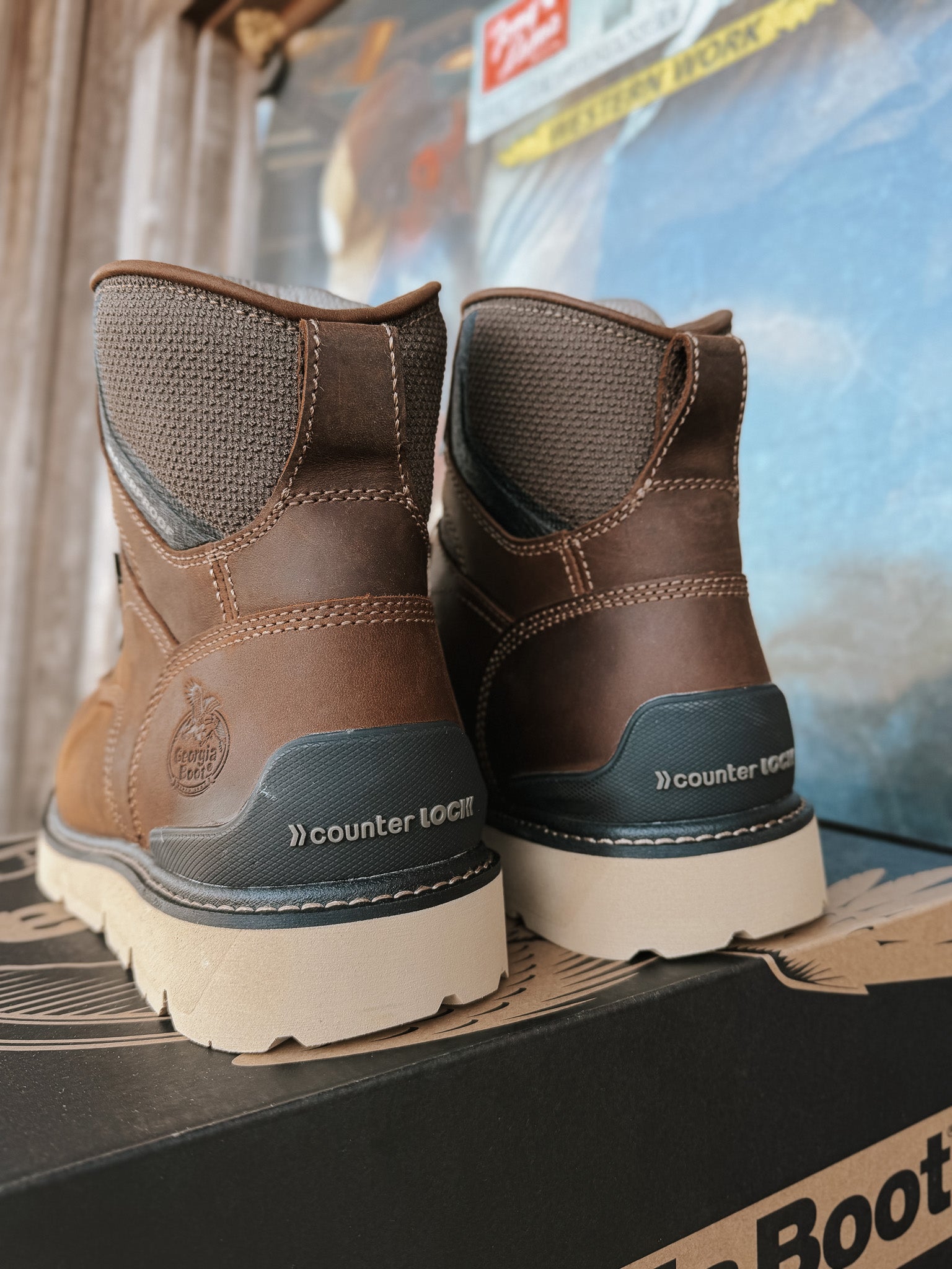 GB00729 | 6" Carbon Flex BOA® Waterproof Carbon Moc Toe Work Boot