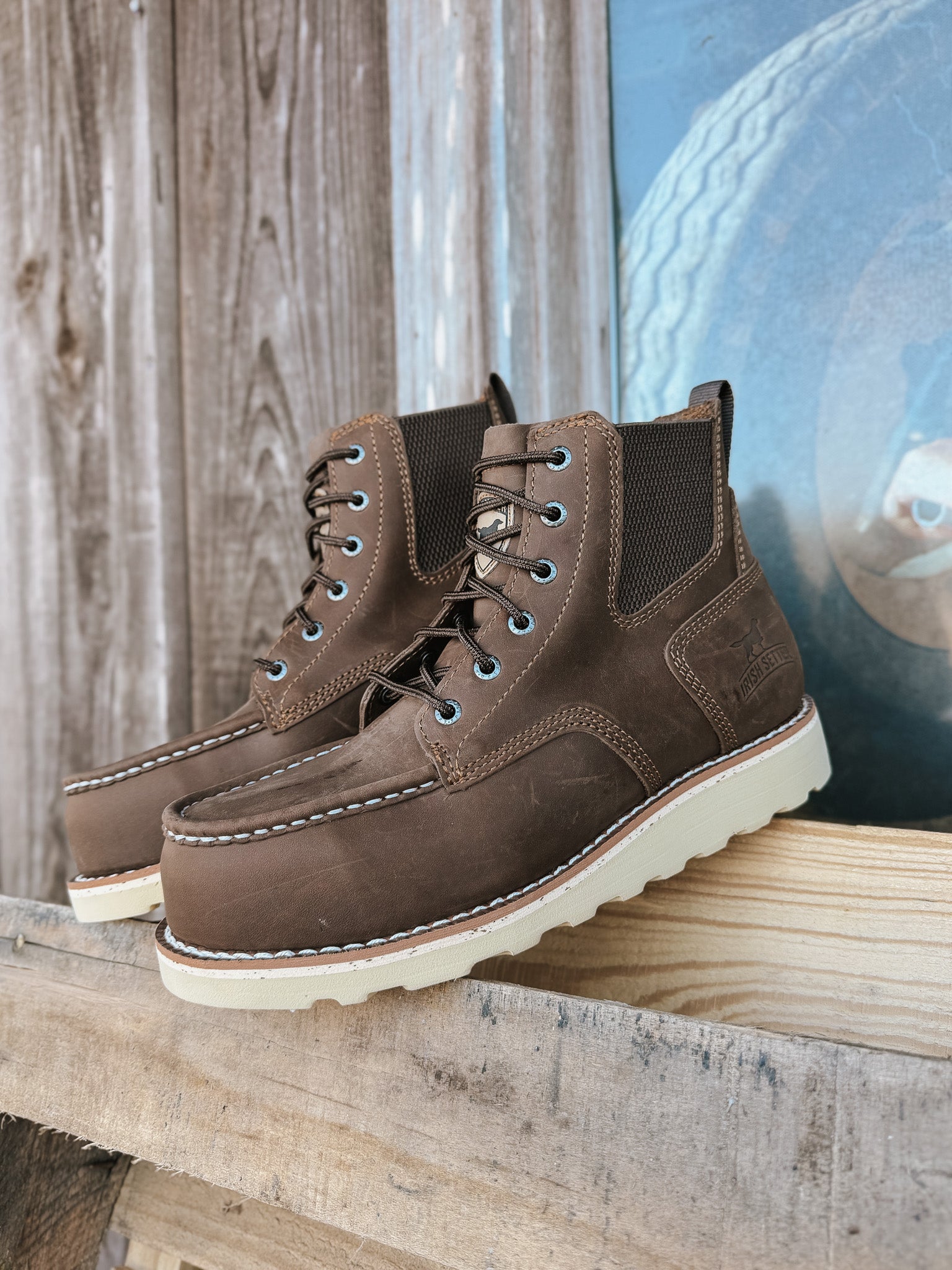 84632 | Pipestone 6" Safety Toe Work Boots