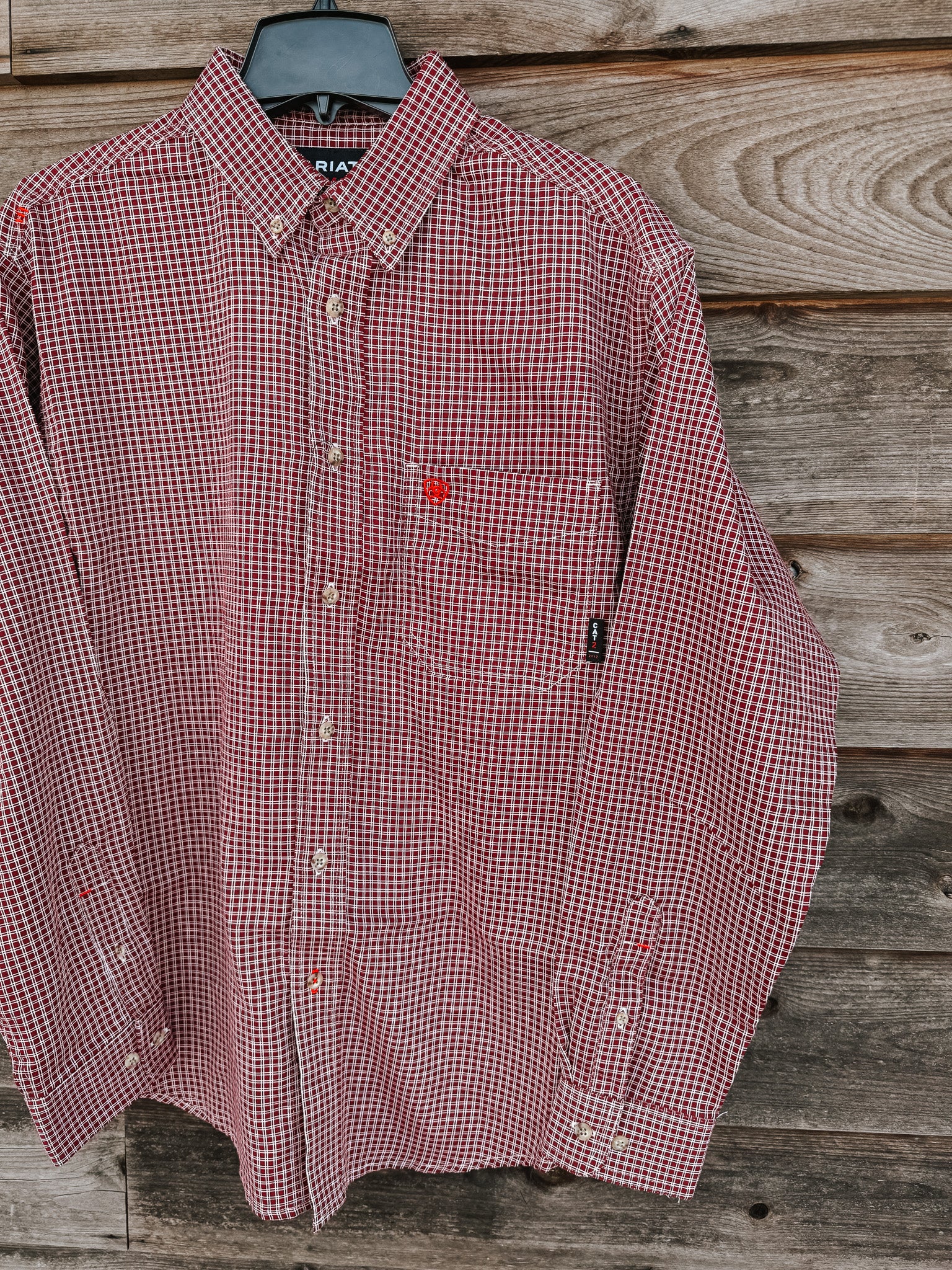 10015945 | FR Bell Work Shirt in Wine