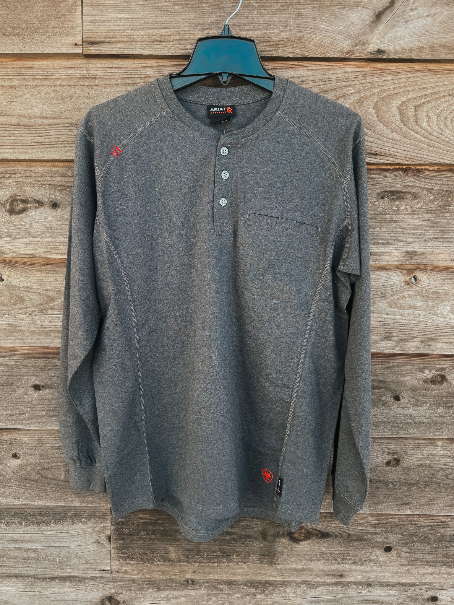 10027889 | FR Air Henley in Charcoal Heather