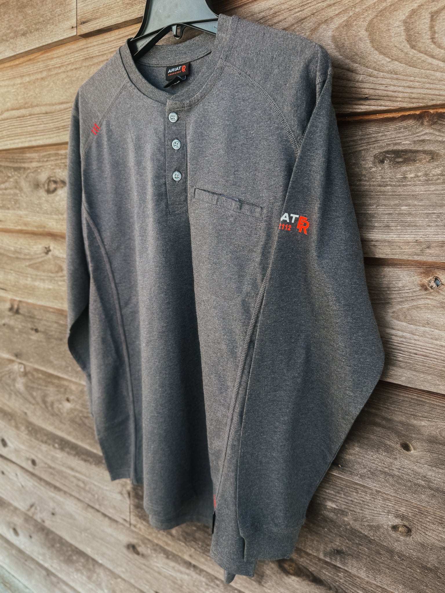 10027889 | FR Air Henley in Charcoal Heather