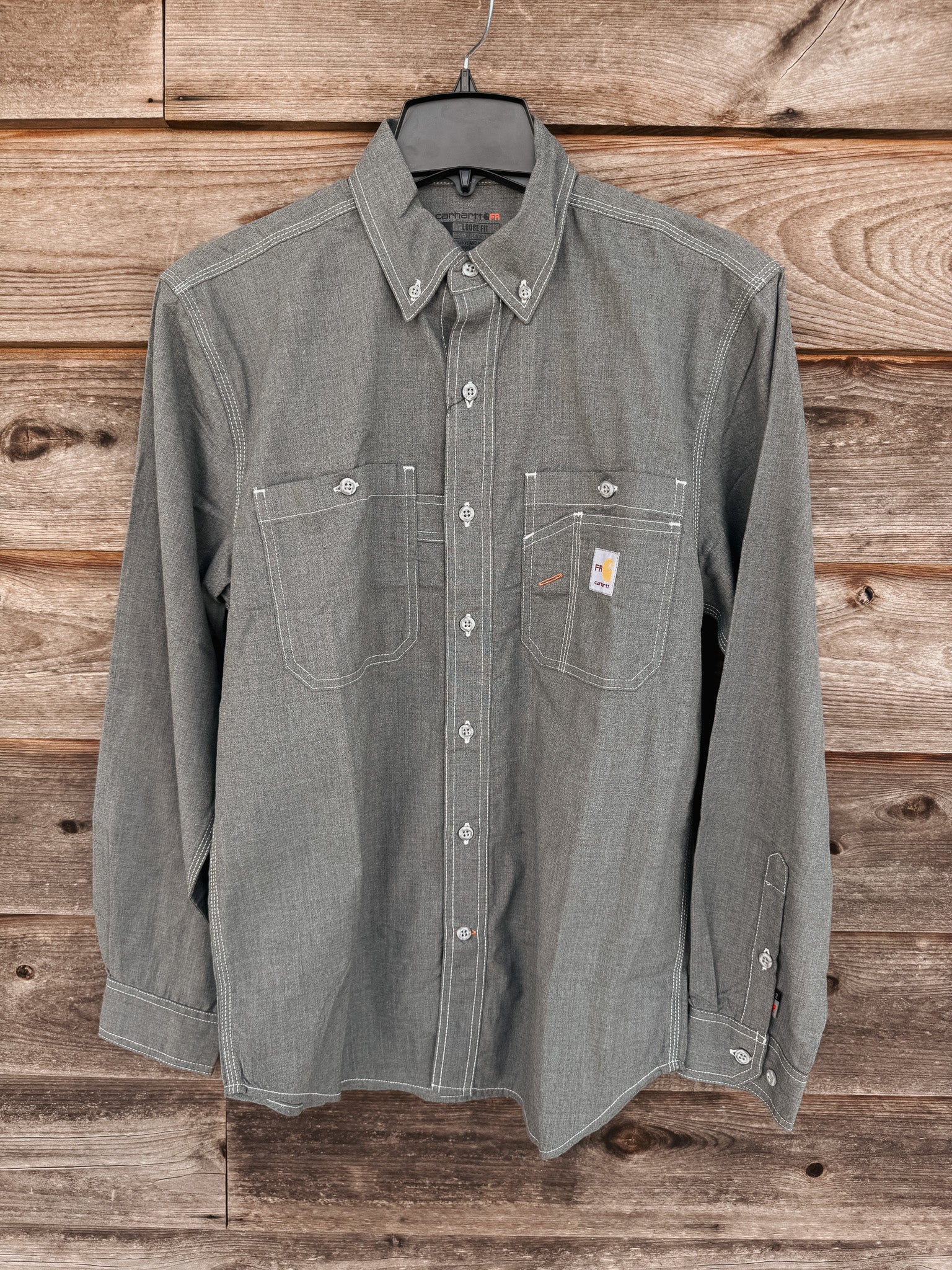 104138 | FR Force Loose Fit Lightweight Shirt in Gray