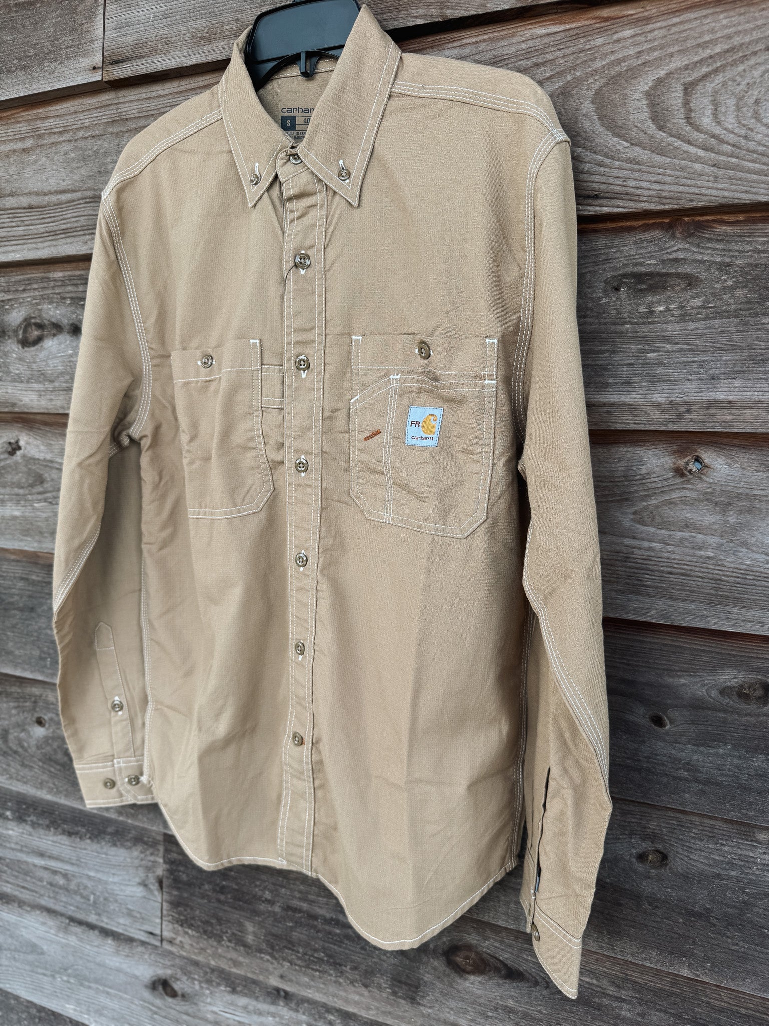 104138 | FR Force Loose Fit Lightweight Shirt in Dark Khaki