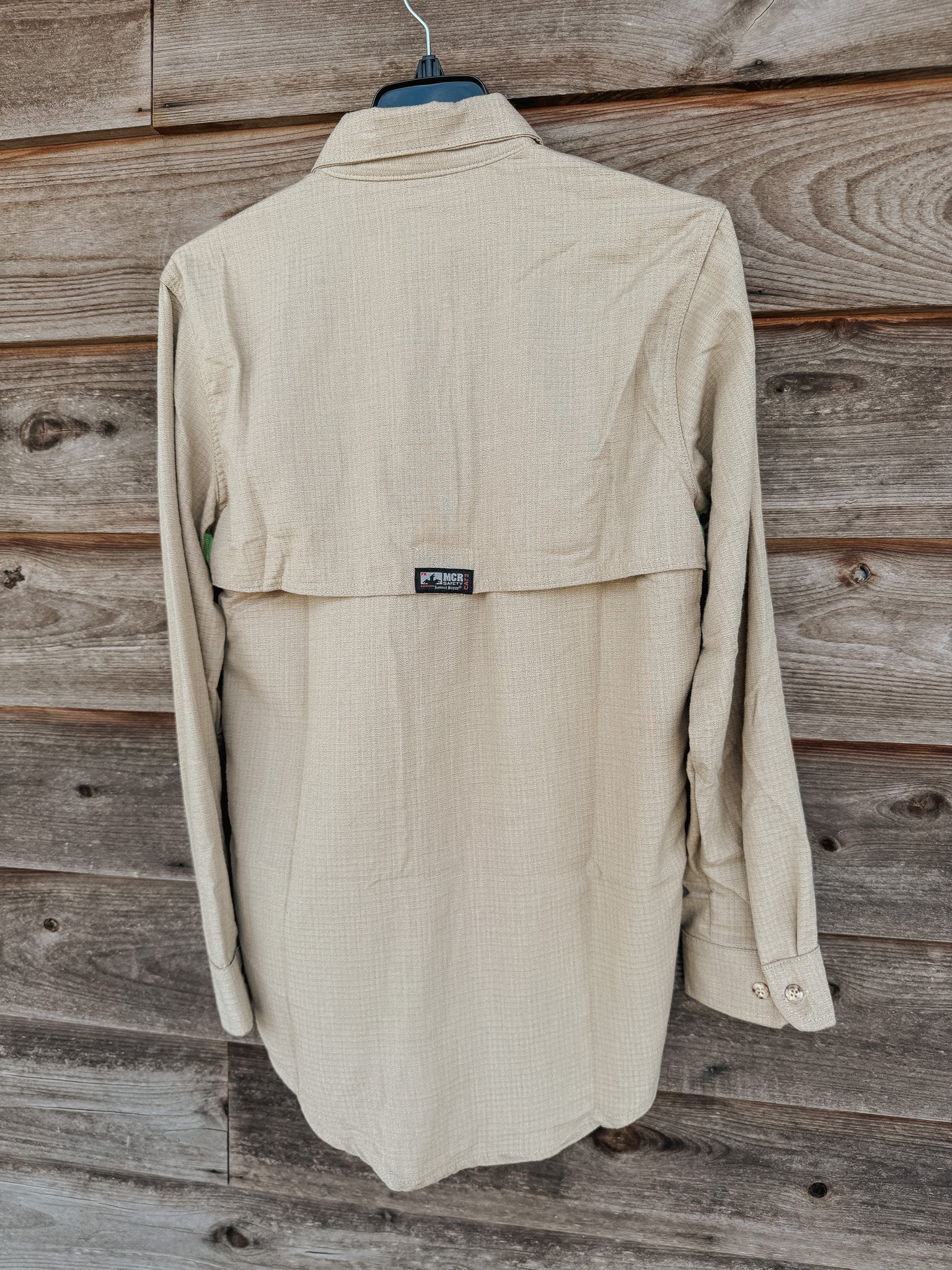 SBS1003 | FR Summit Breeze Button Up Shirt in Tan