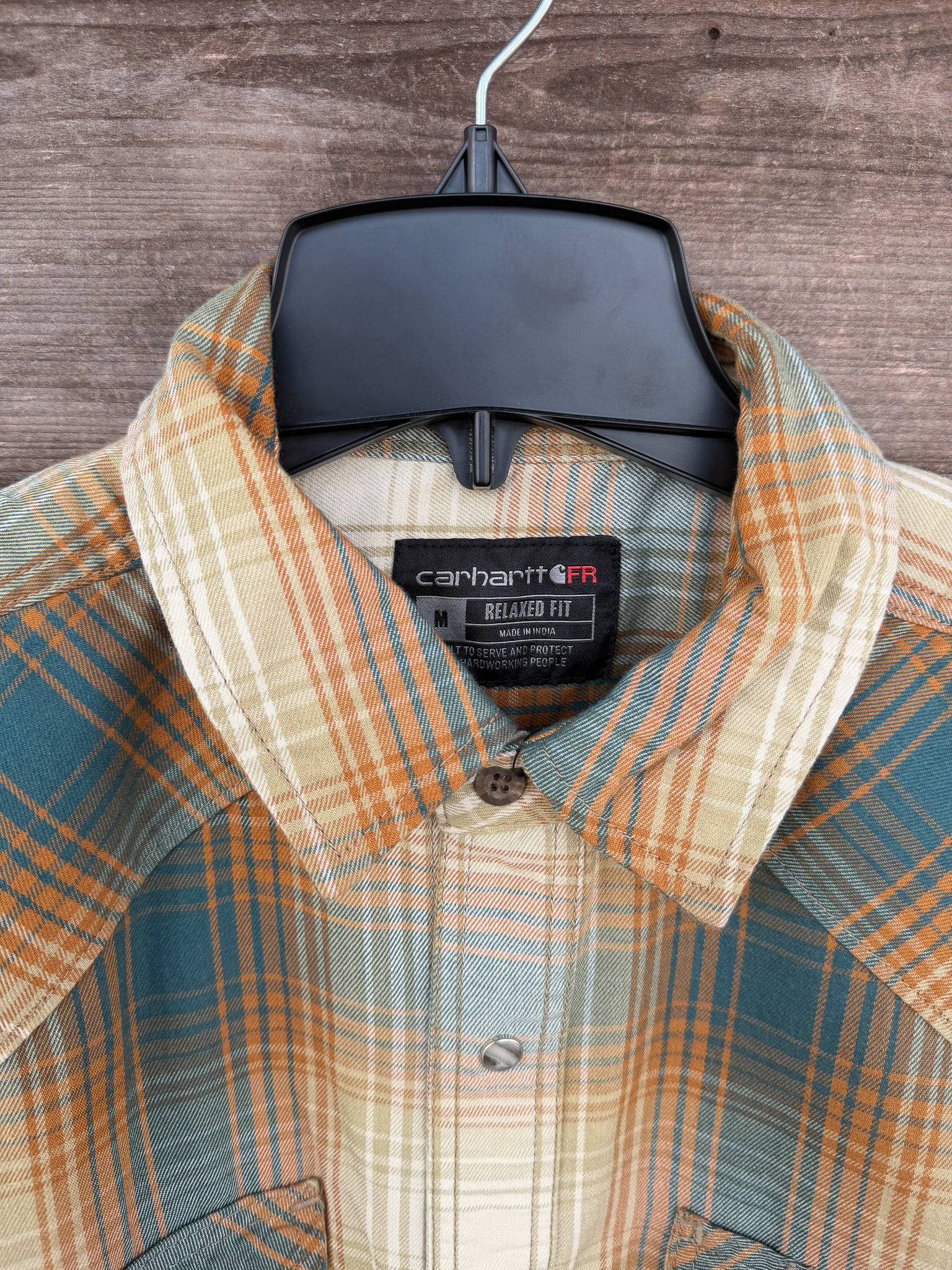 107070-N62 | FR Montana Relaxed Fit Midweight Twill Snap Front Shirt