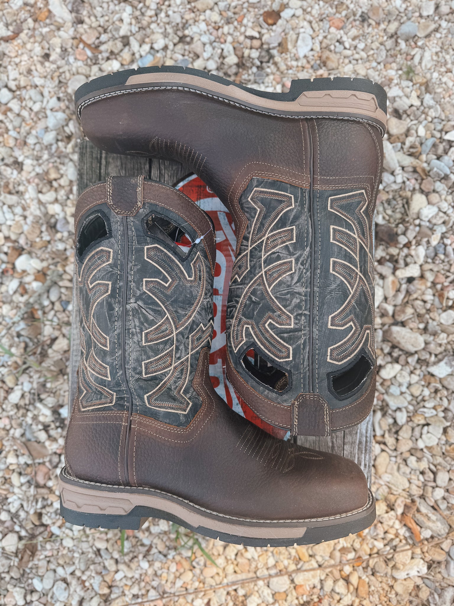 6910 | Laredo Nazca Square Steel Toe Work Boots