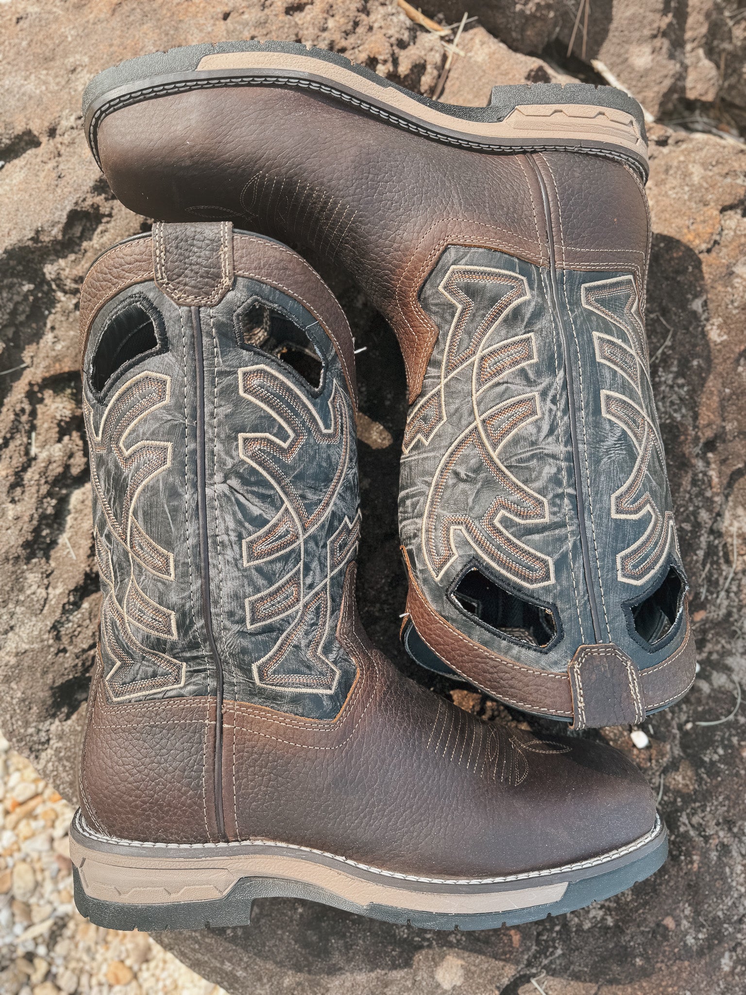 6910 | Laredo Nazca Square Steel Toe Work Boots