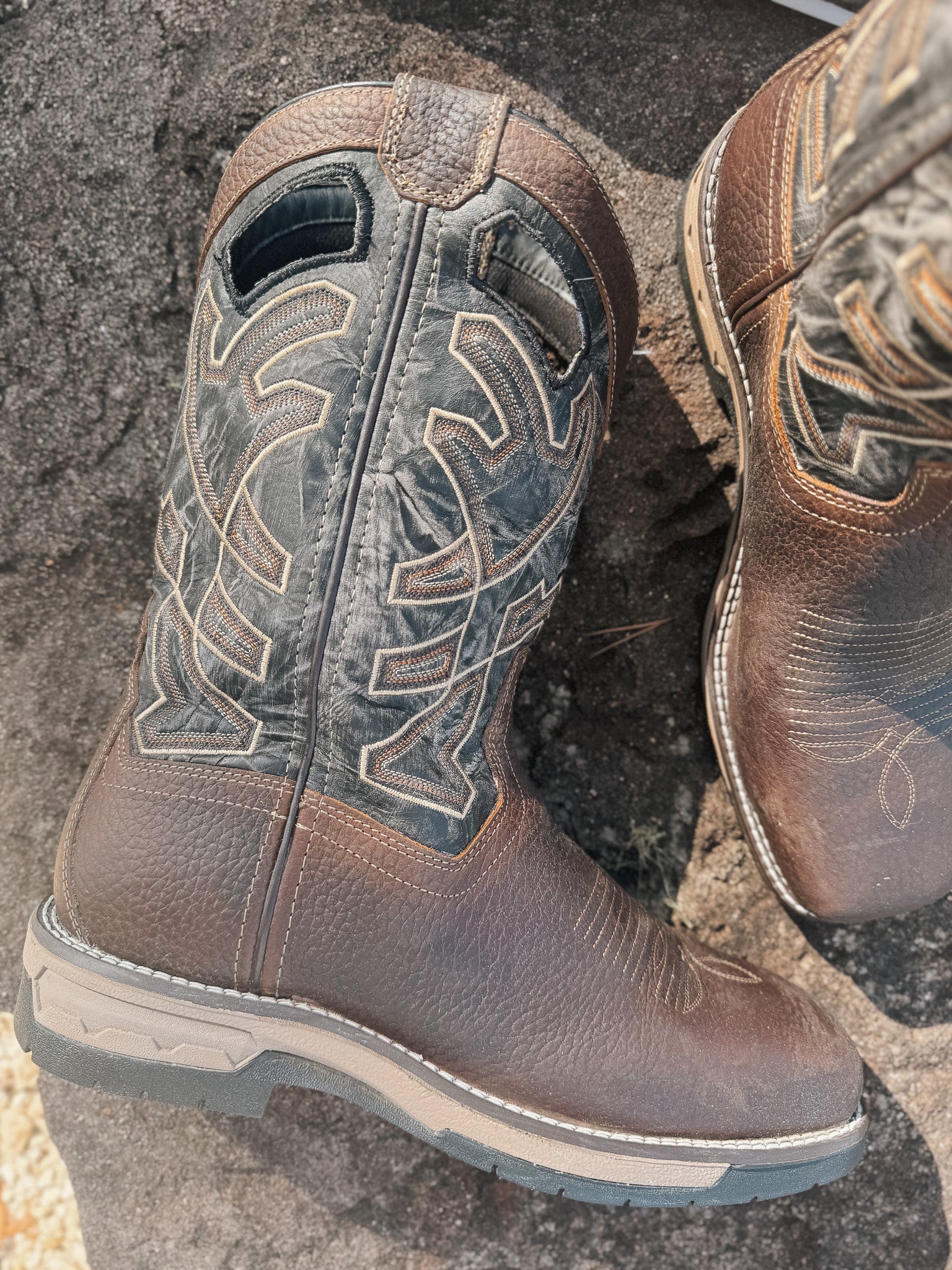6910 | Laredo Nazca Square Steel Toe Work Boots