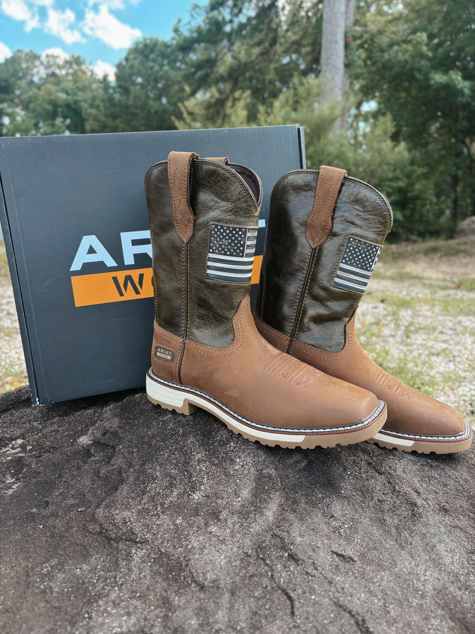 10080468 | Activator Patriot Wide Square Steel Toe Work Boots