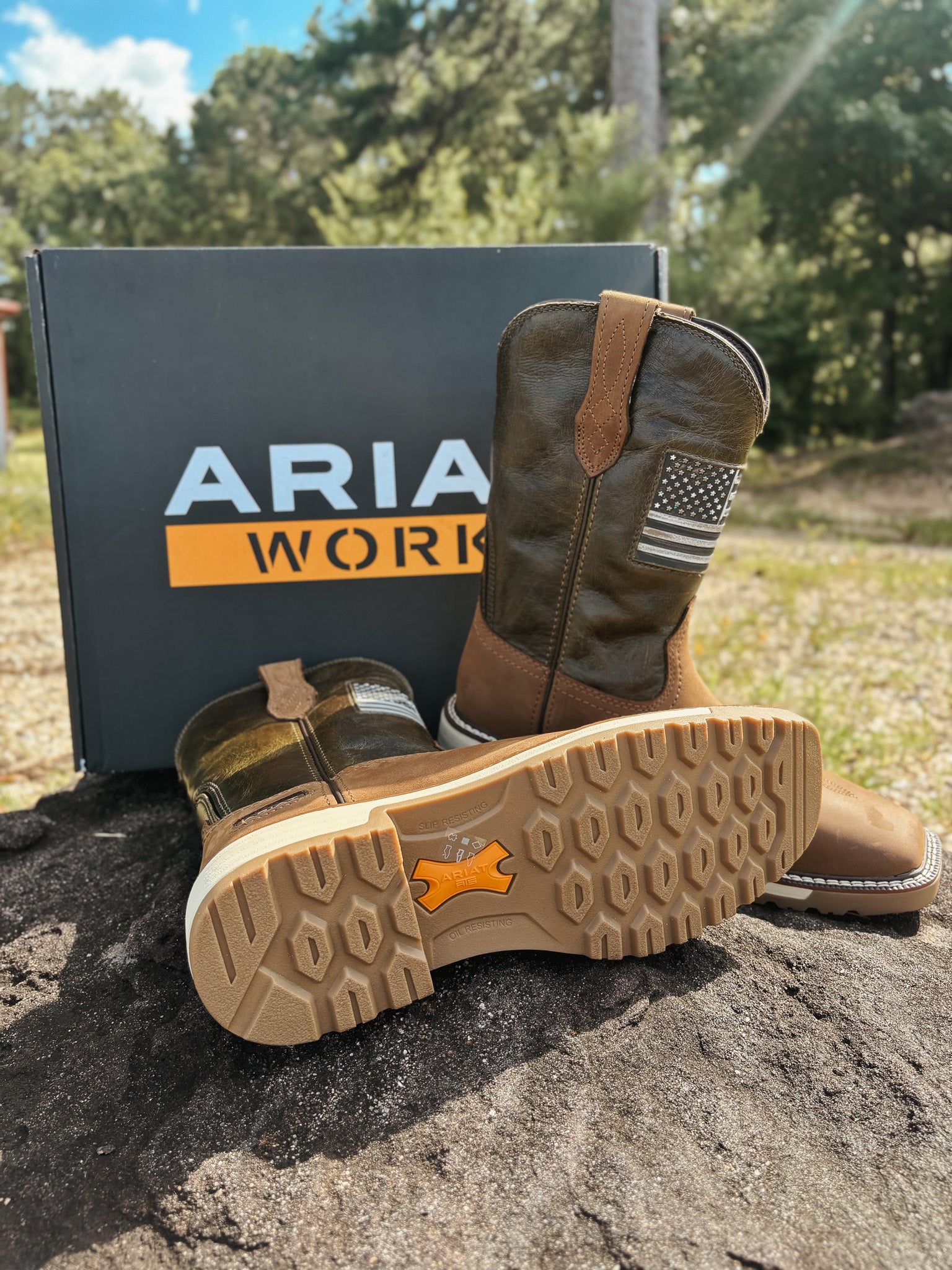 10080468 | Activator Patriot Wide Square Steel Toe Work Boots