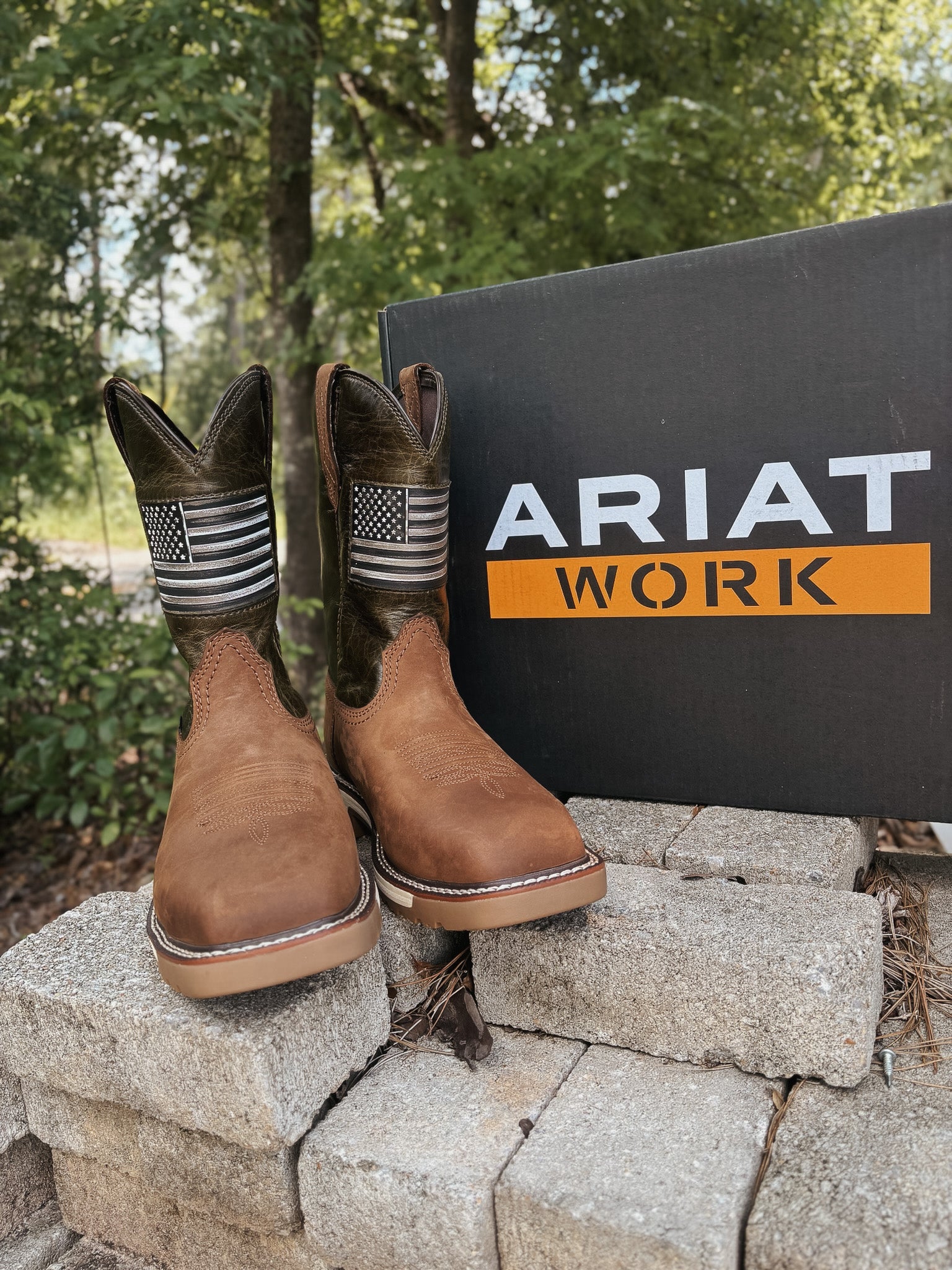 10080468 | Activator Patriot Wide Square Steel Toe Work Boots