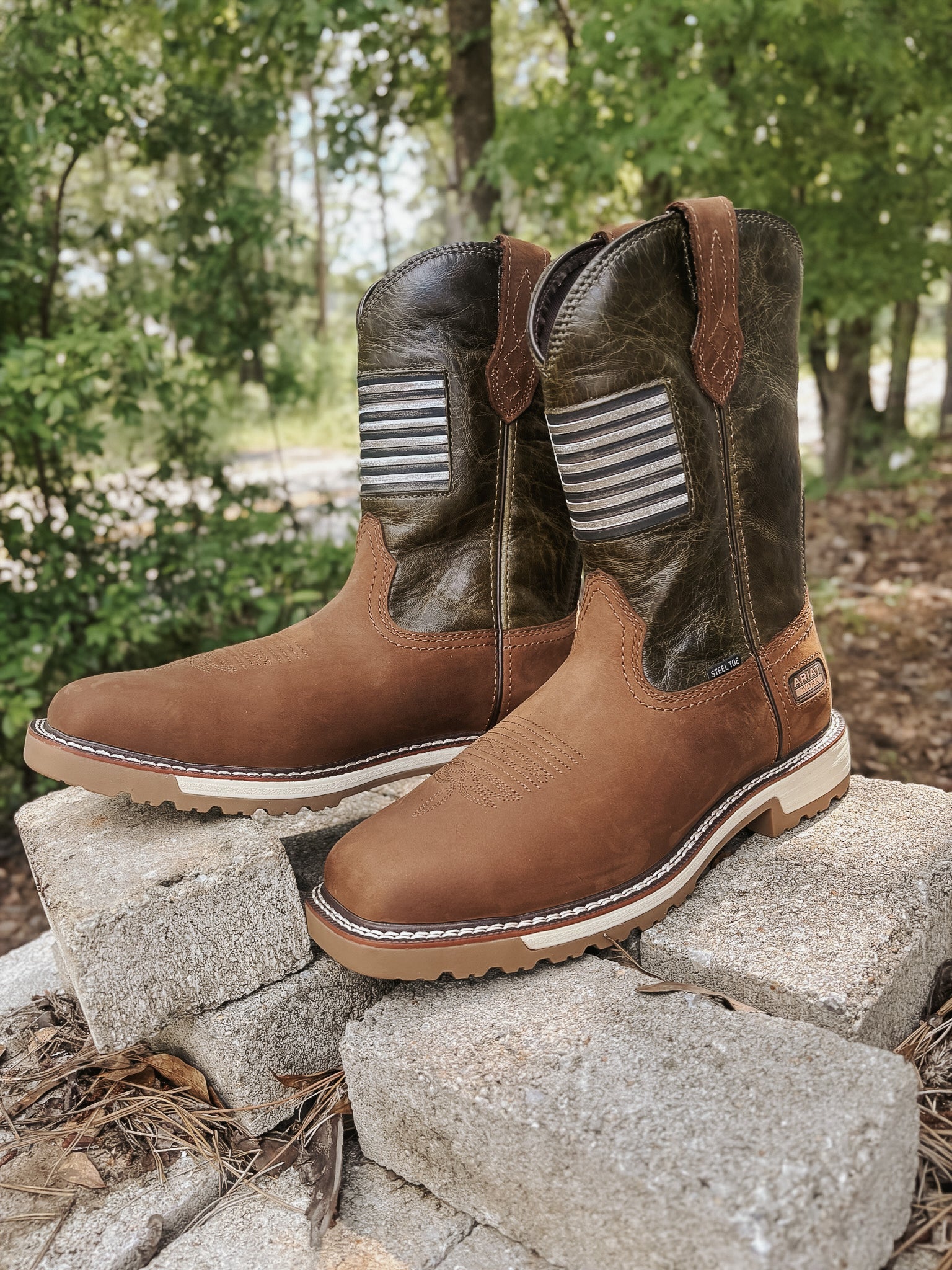 10080468 | Activator Patriot Wide Square Steel Toe Work Boots