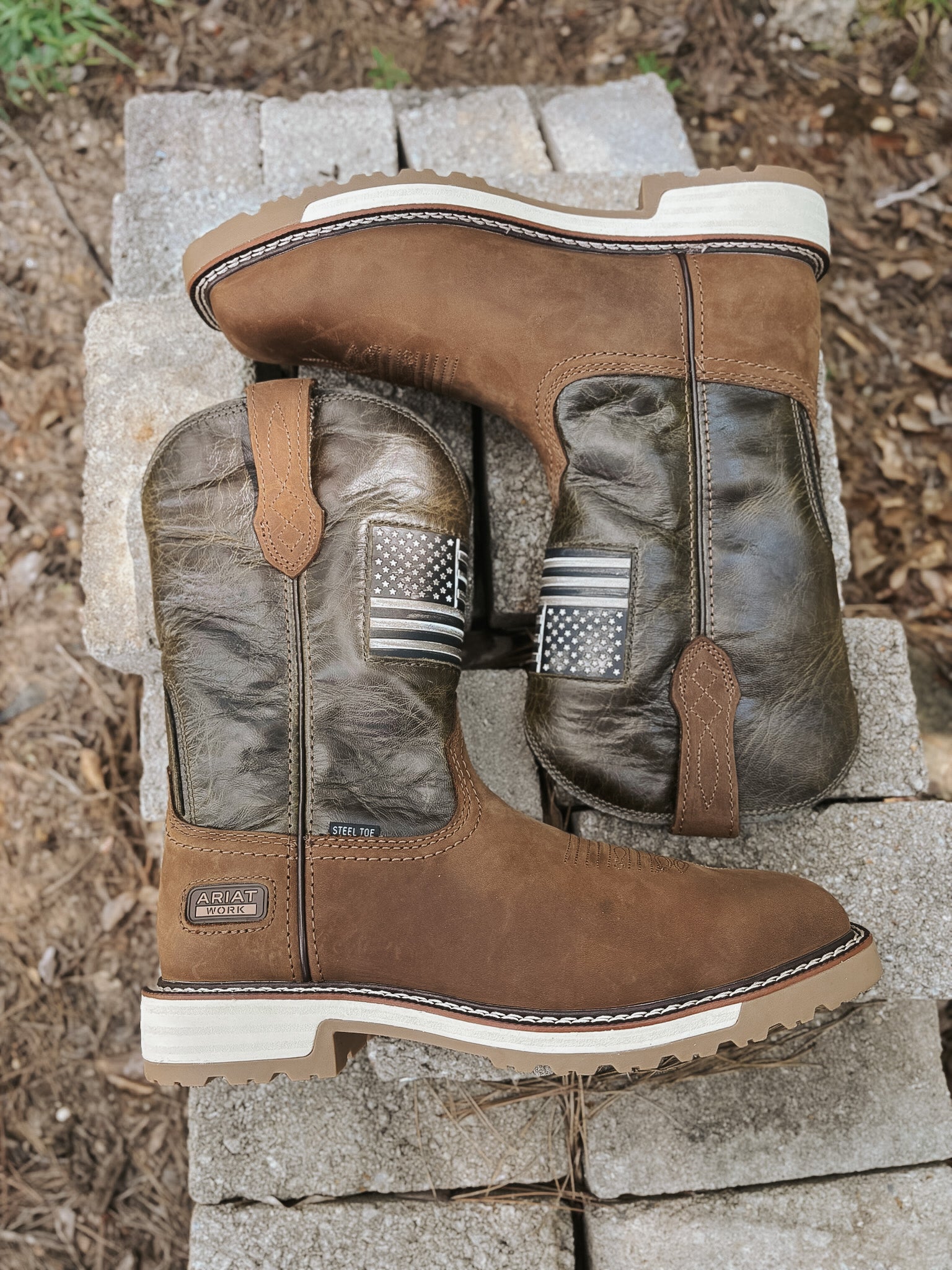 10080468 | Activator Patriot Wide Square Steel Toe Work Boots