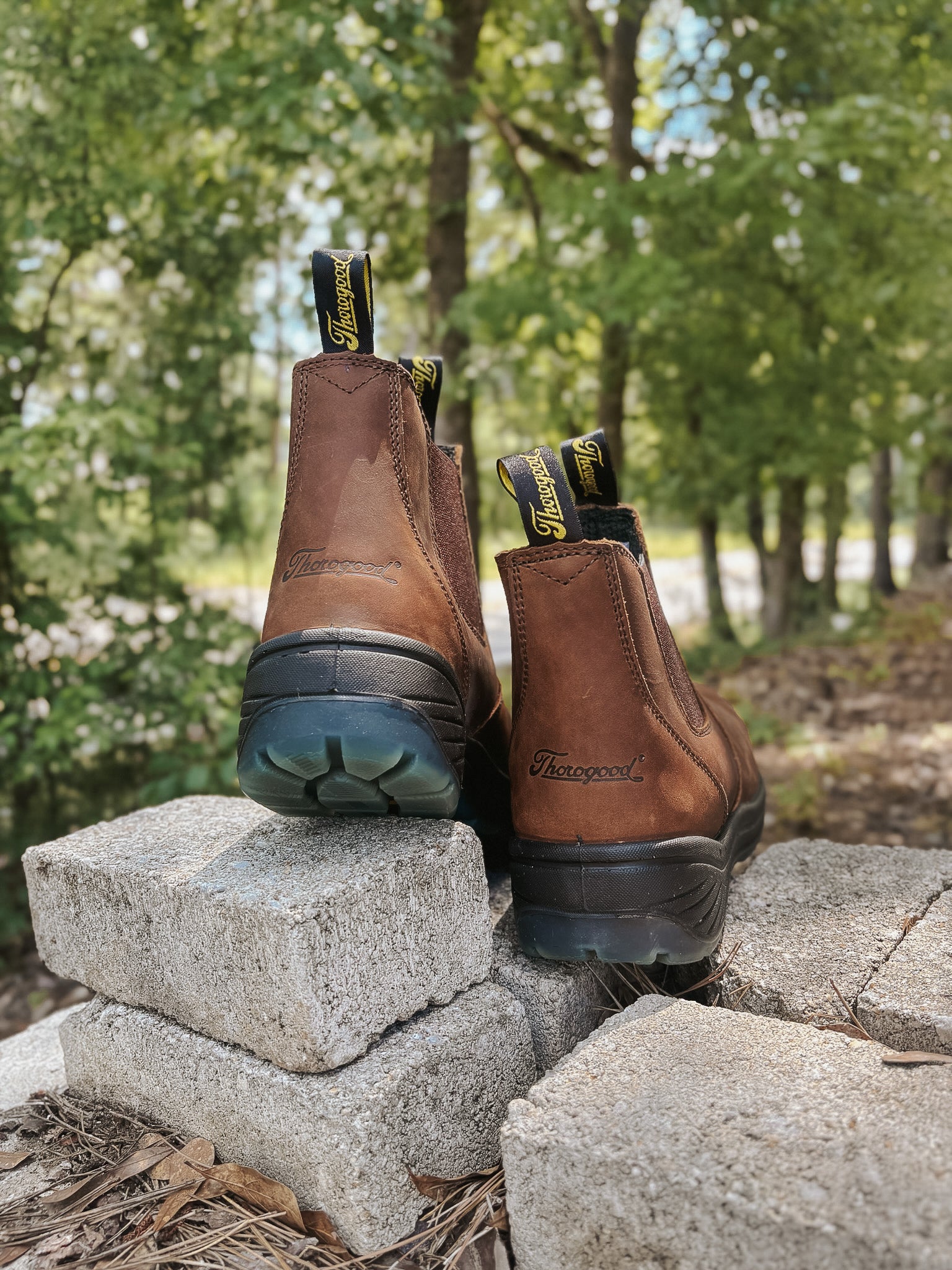 804-3166 | 6″ Crazy Horse Round Composite Toe Boots