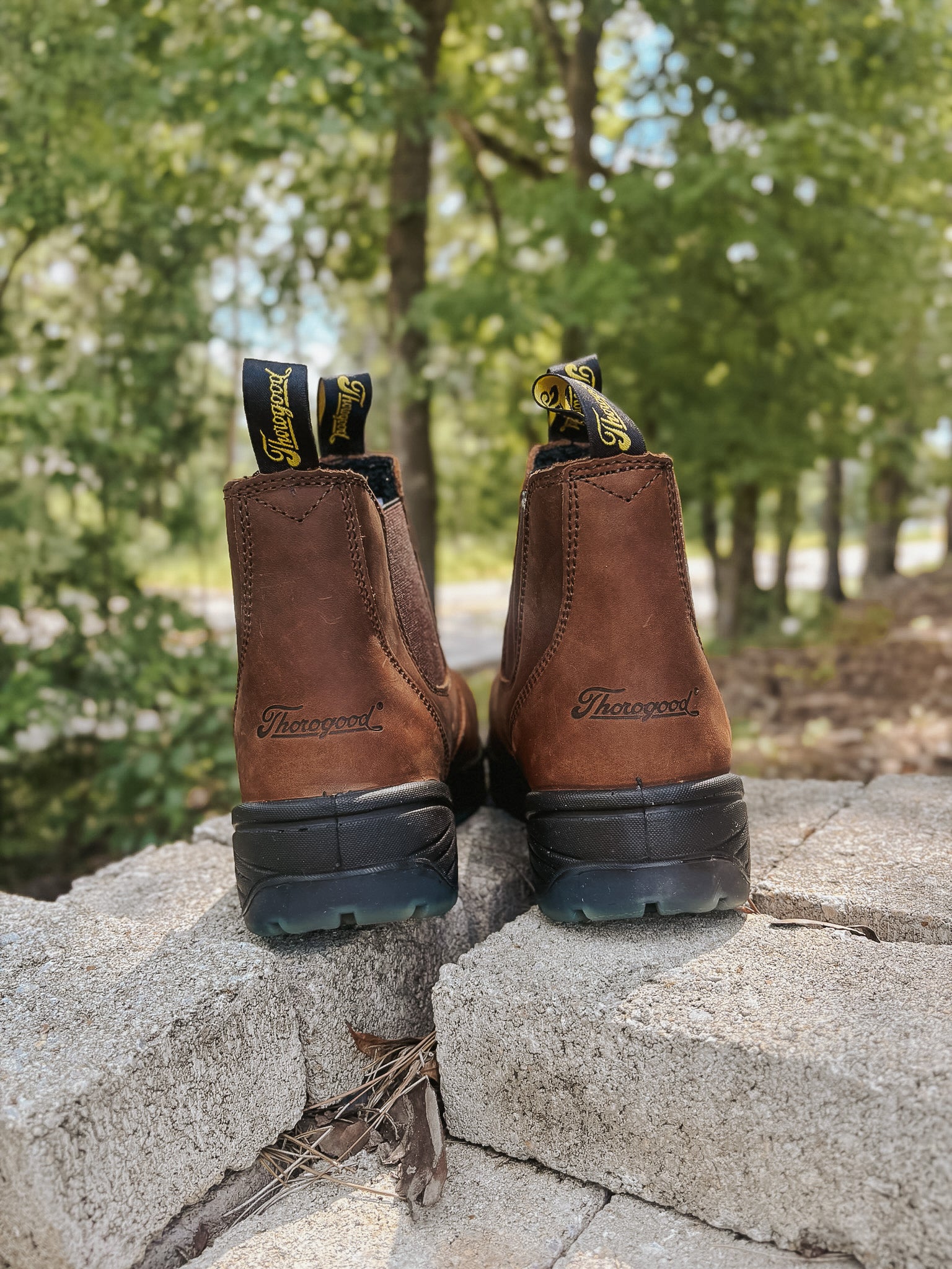 804-3166 | 6″ Crazy Horse Round Composite Toe Boots