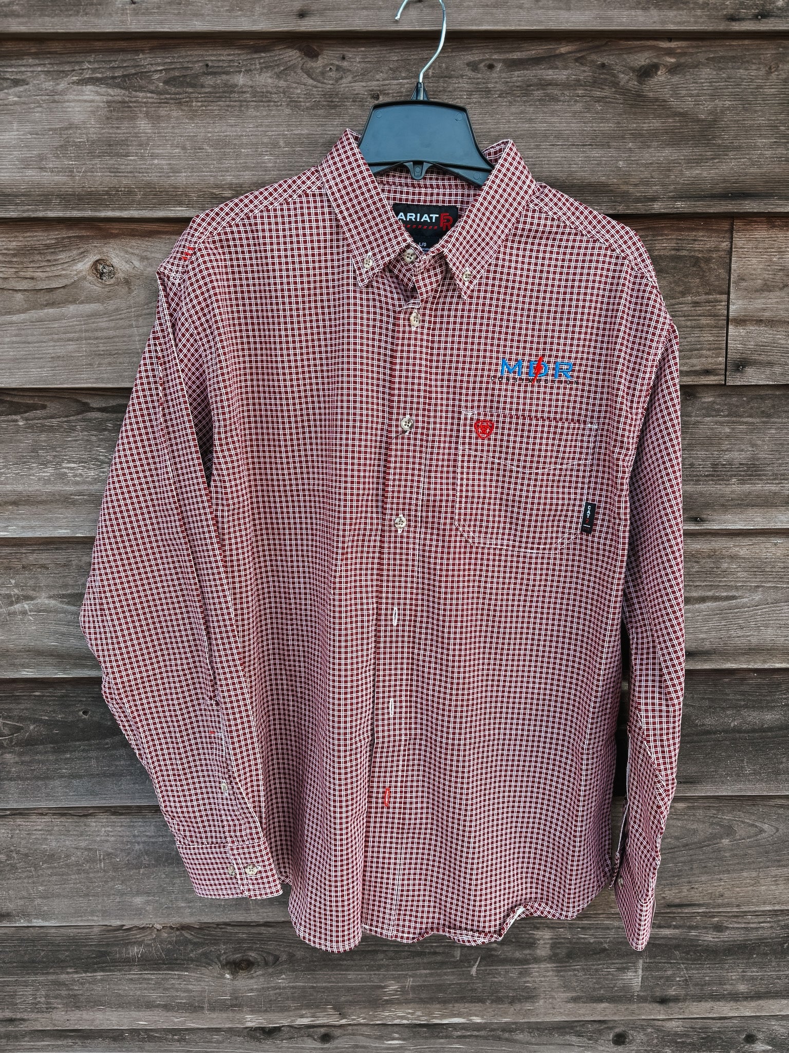 READY TO SHIP - SIZE LARGE ★ 10015945 | FR Bell Work Shirt in Wine