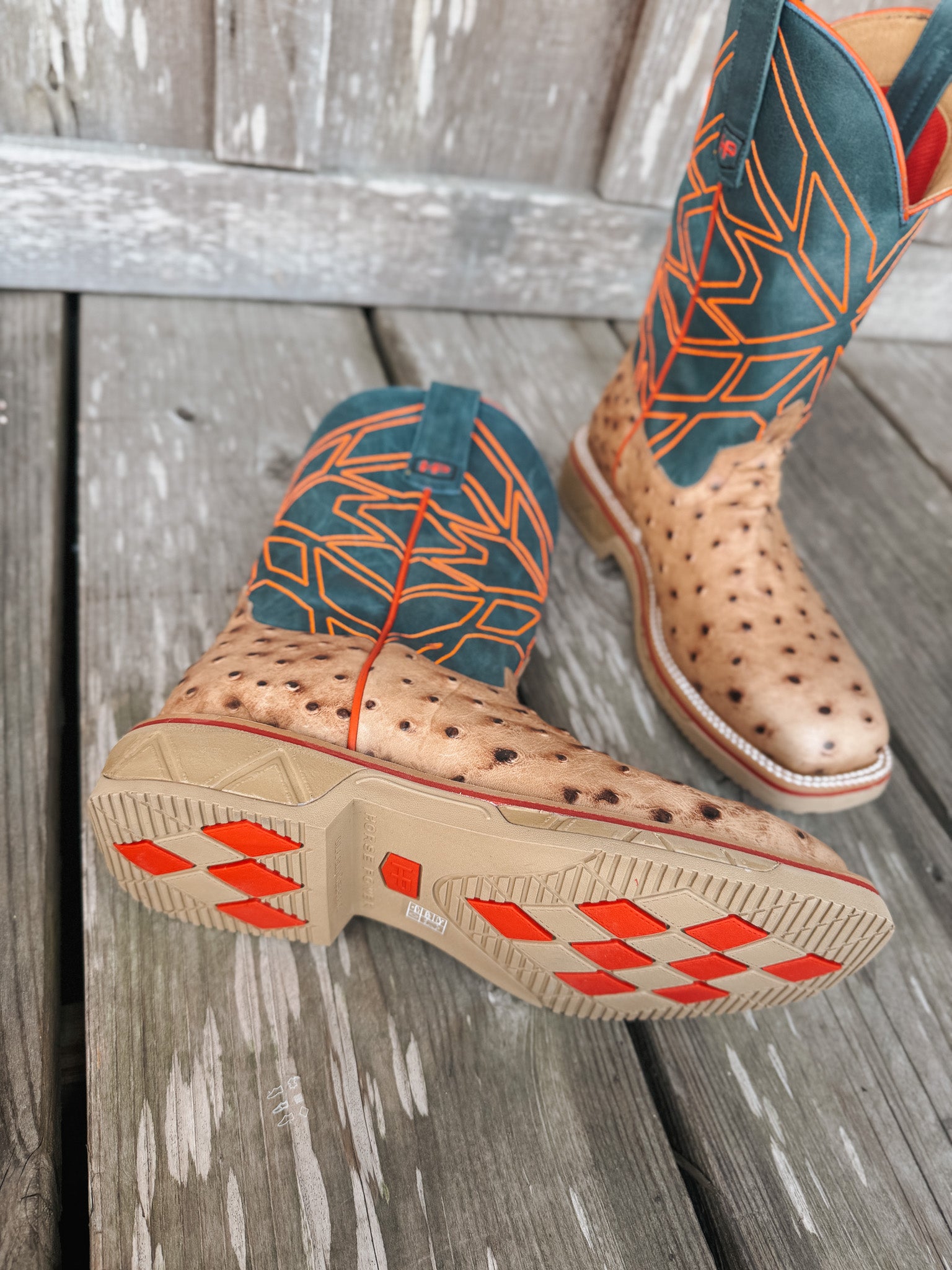 HPW2515 | Oryx Impostrich Square Steel Toe Work Boots