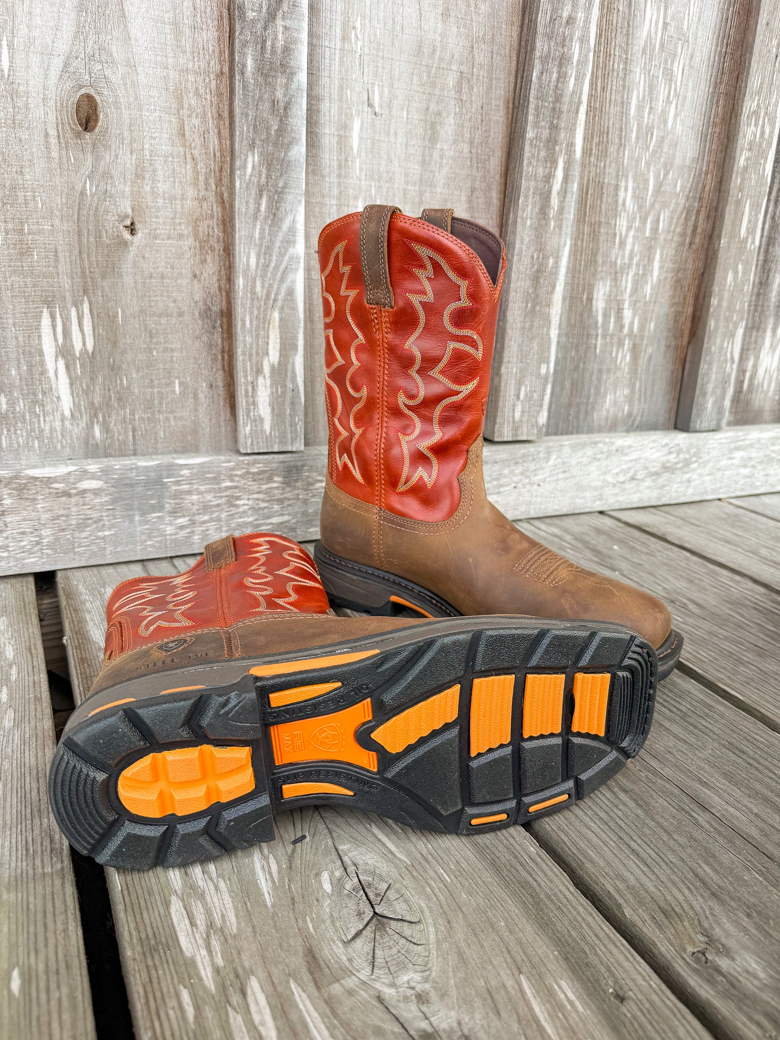 10006961 | WorkHog Wide Square Steel Toe Work Boots