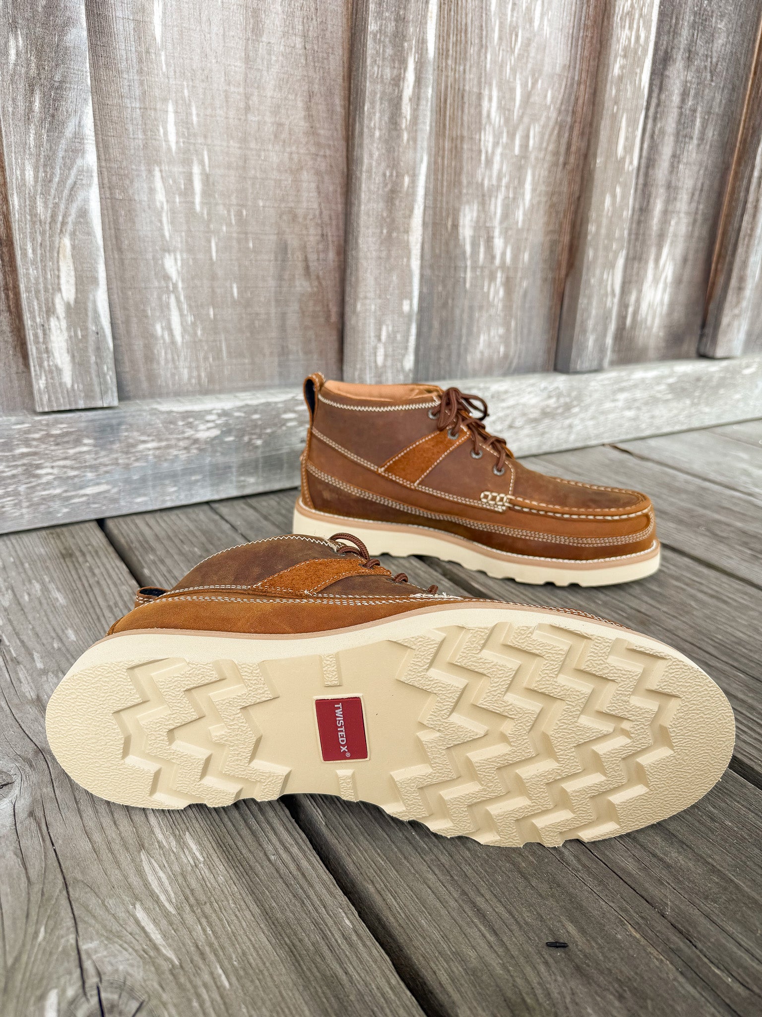 MCAS001 | 4" Wedge Sole Round Steel Toe Boots