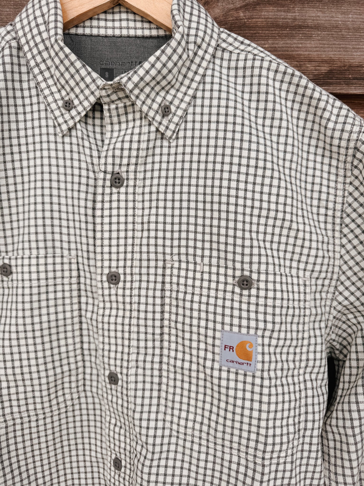 107361 | FR Force Sun Defender Plaid Shirt in Steel/Malt