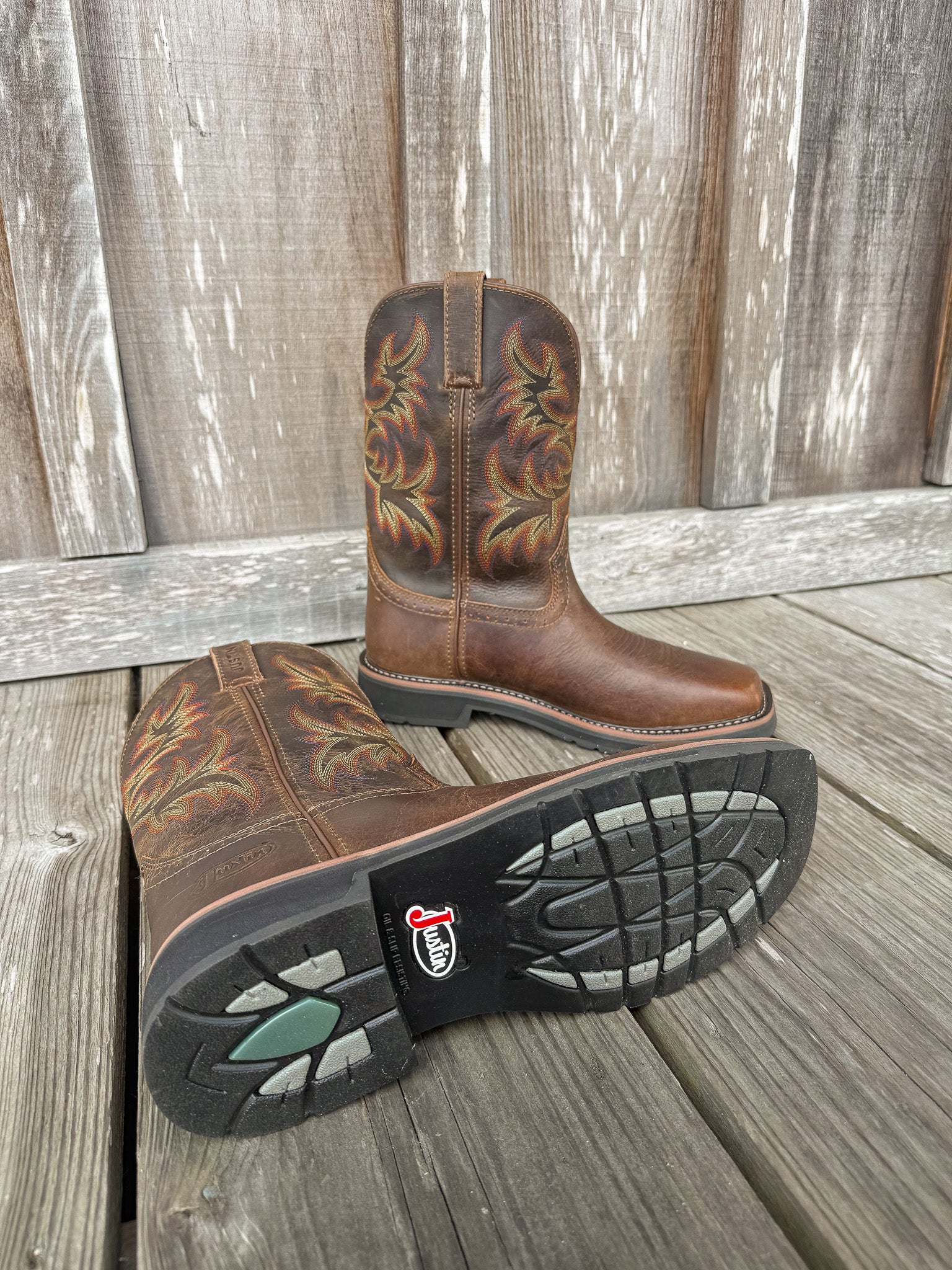 SE4682 | Driller Square Steel Toe Work Boots