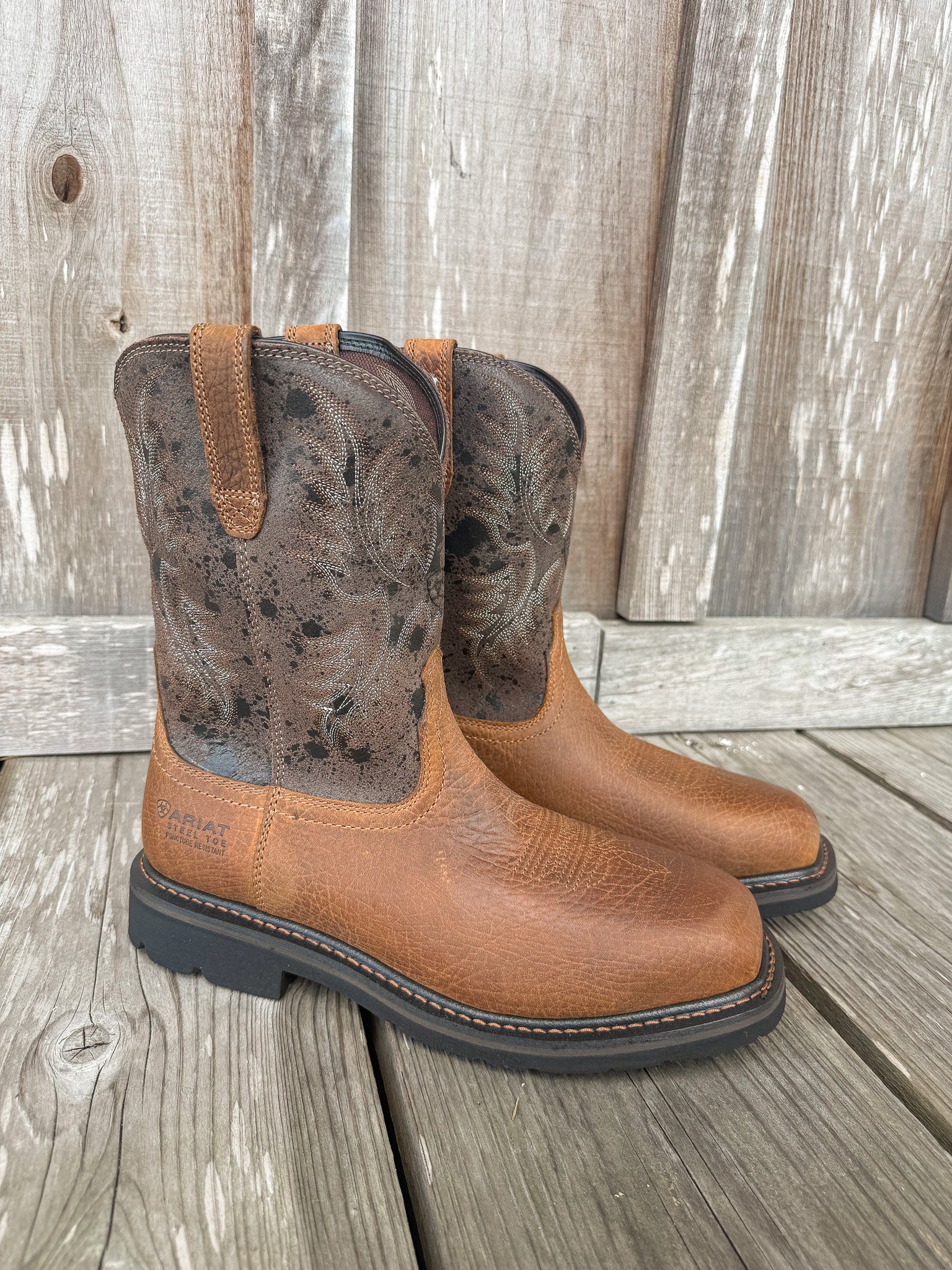 10012948 | Sierra Puncture Resistant Square Steel Toe Work Boots