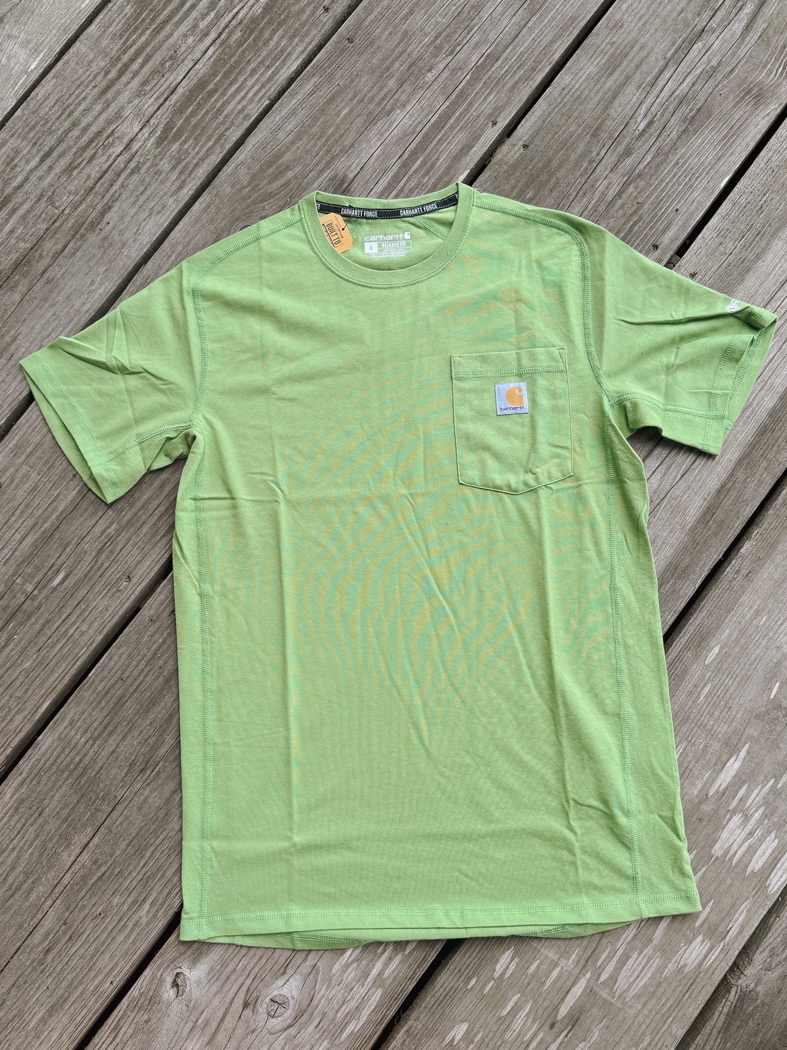 106652-Gh2 | Force Relaxed Fit Midweight Short Sleeve Pocket T-Shirt in Switchgrass