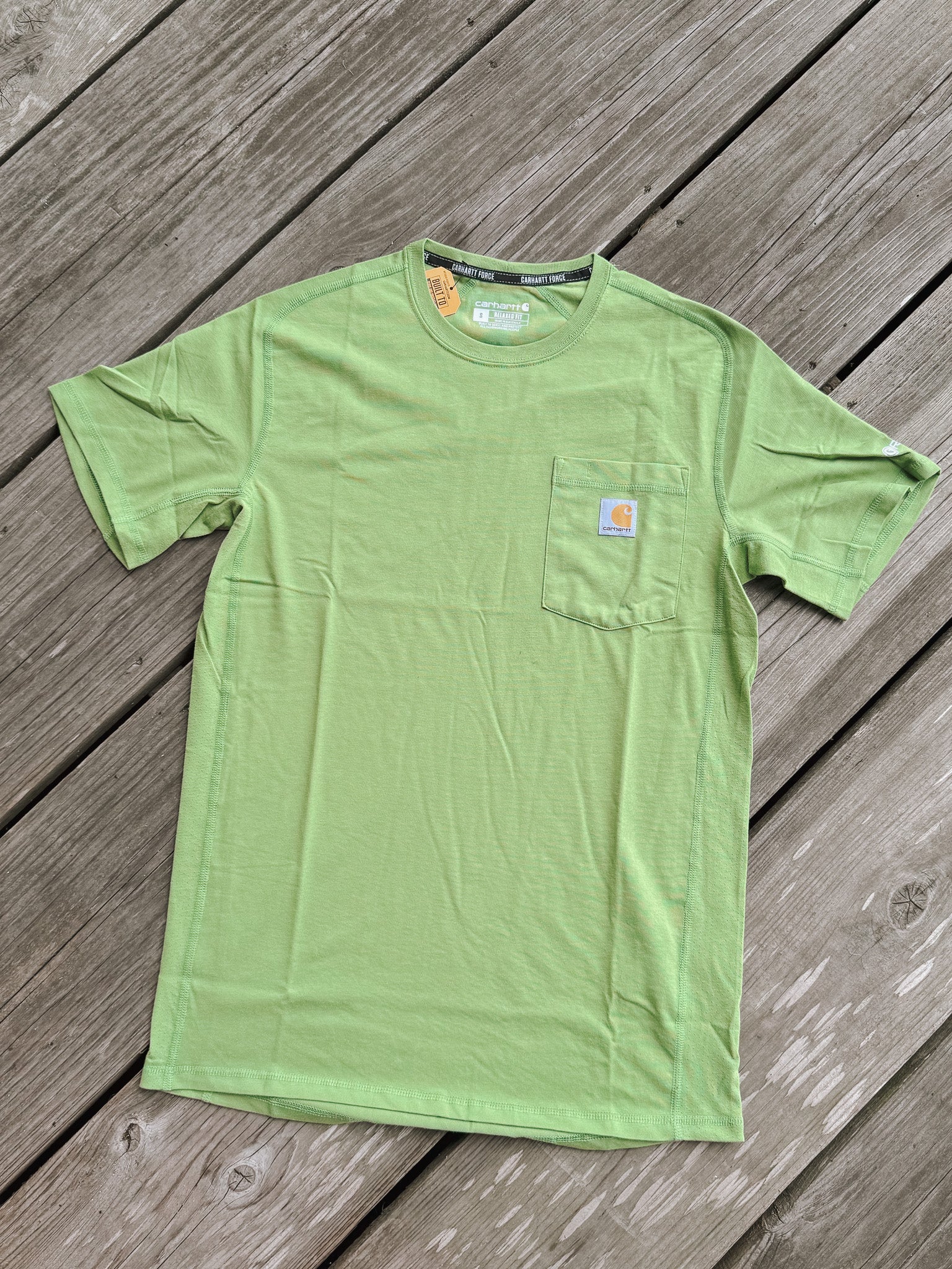 106652-Gh2 | Force Relaxed Fit Midweight Short Sleeve Pocket T-Shirt in Switchgrass